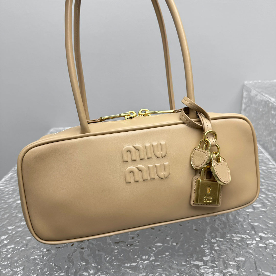 Miu Miu Beau Leather Bag - DesignerGu