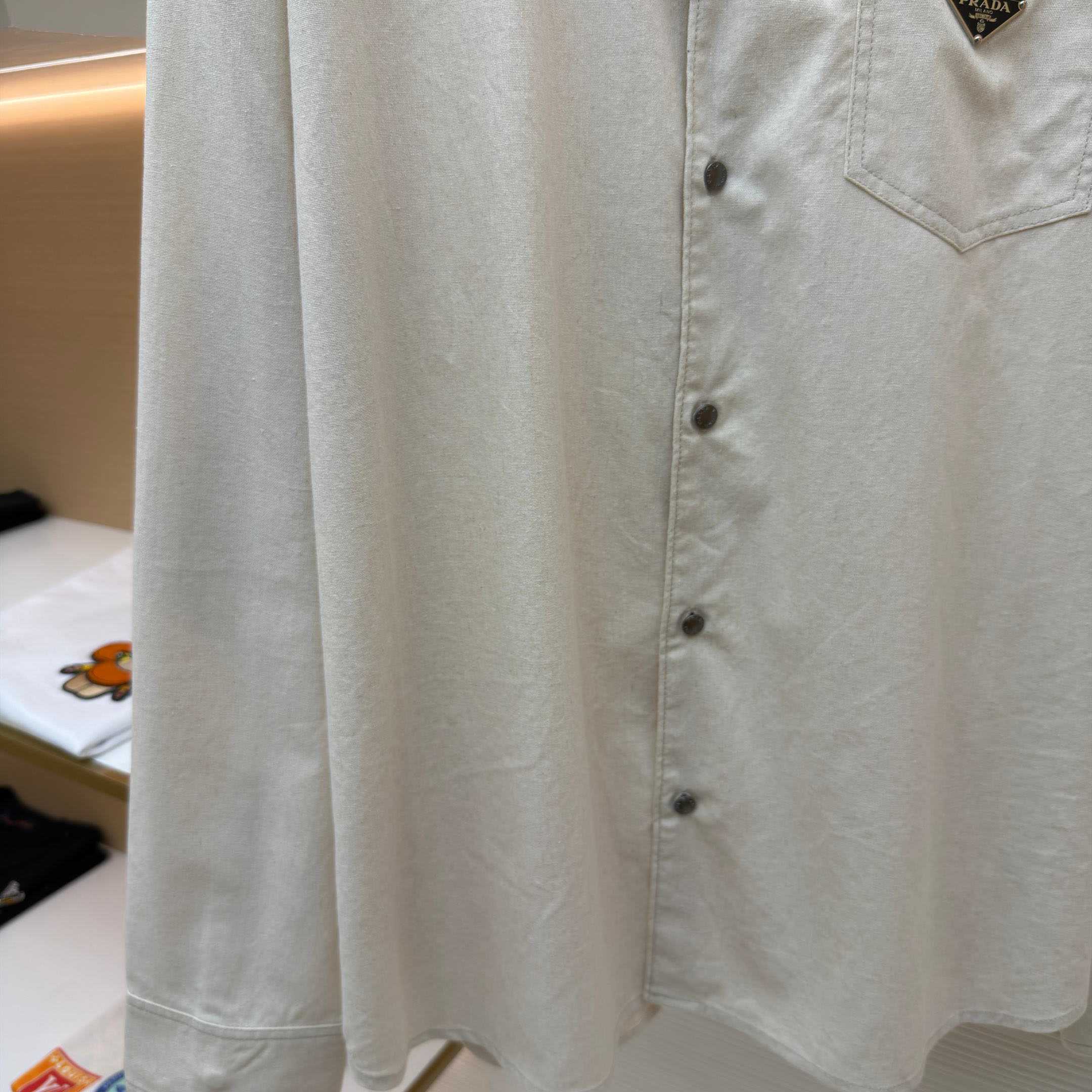 Prada Chambray Shirt - DesignerGu