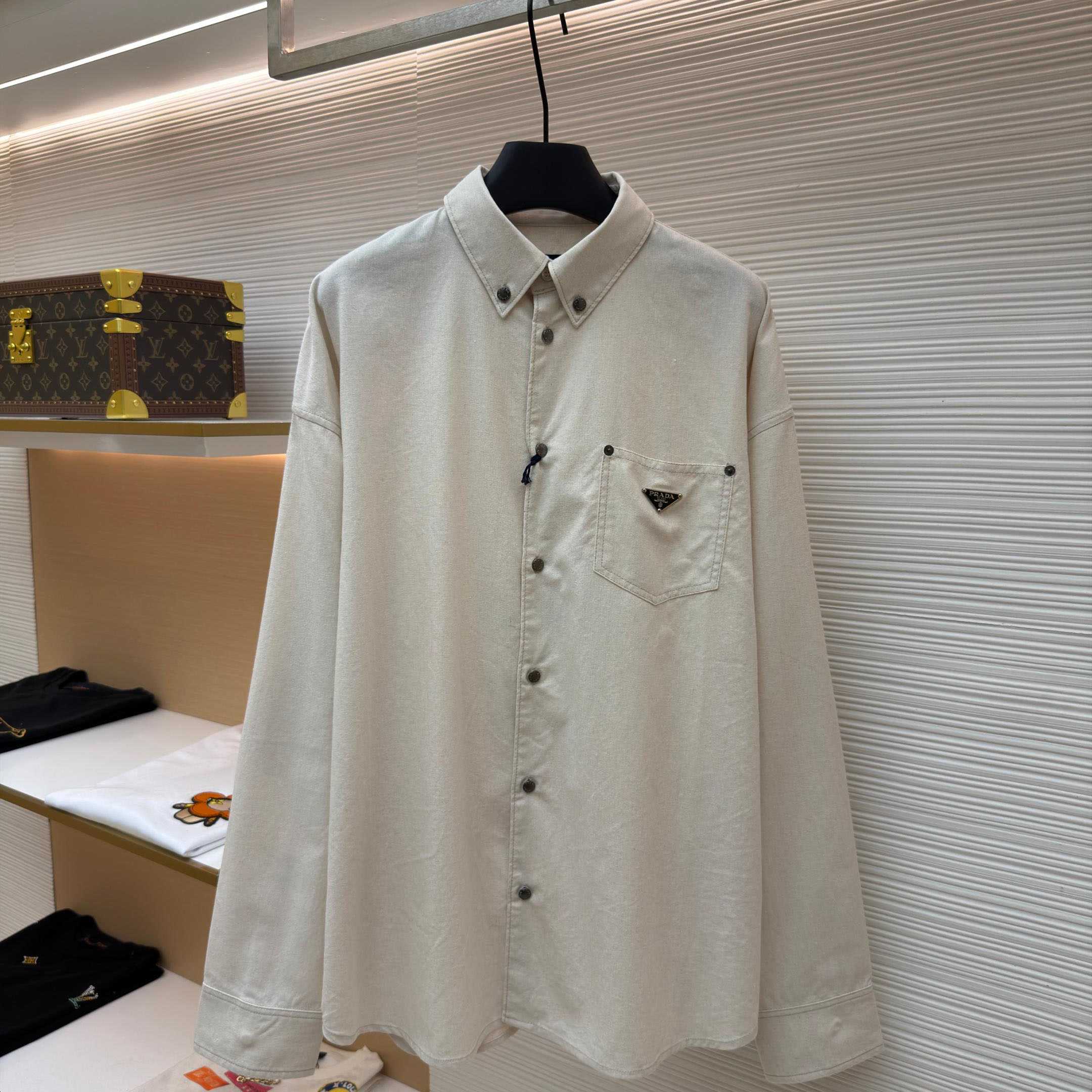 Prada Chambray Shirt - DesignerGu