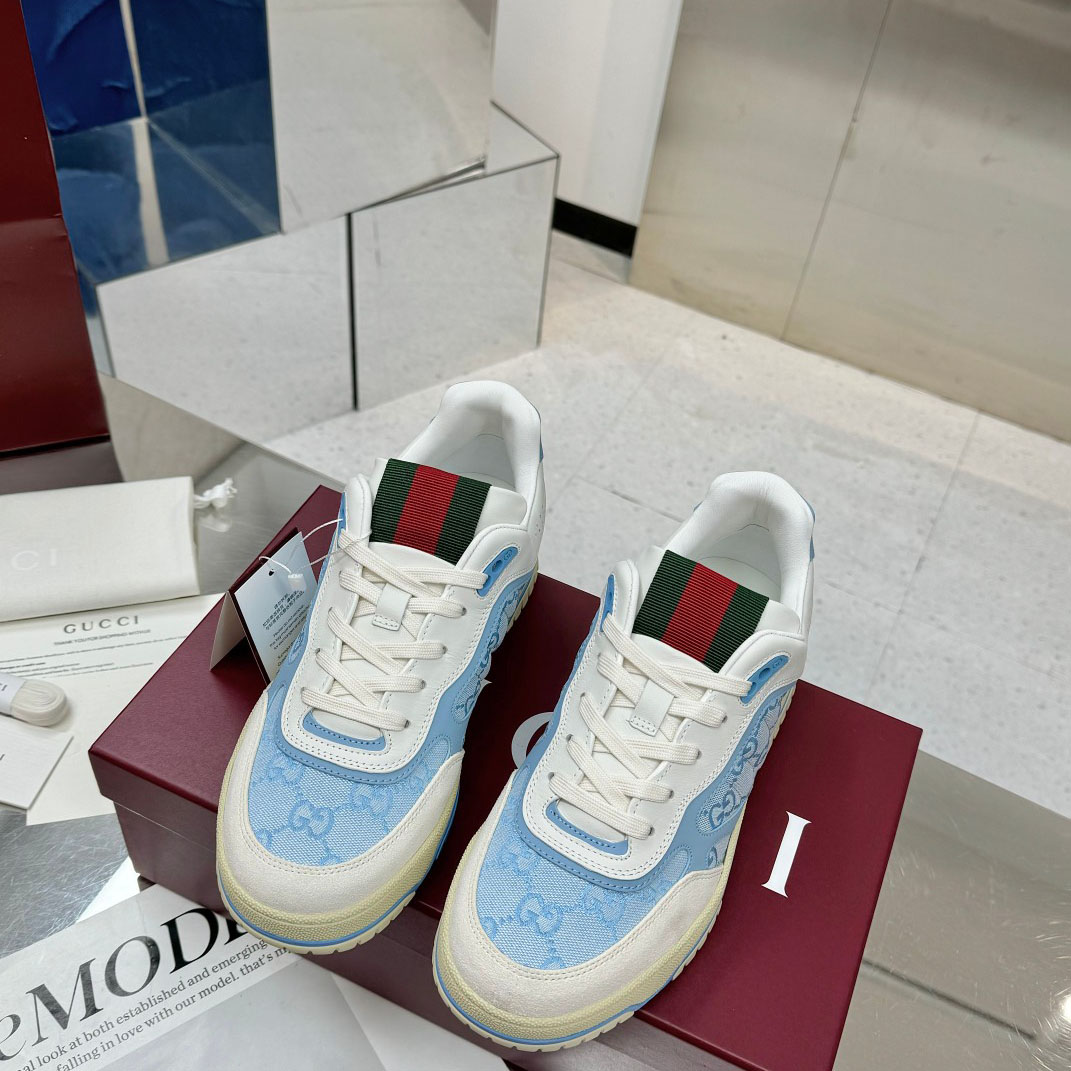 Gucci Re-Web Sneakers - DesignerGu