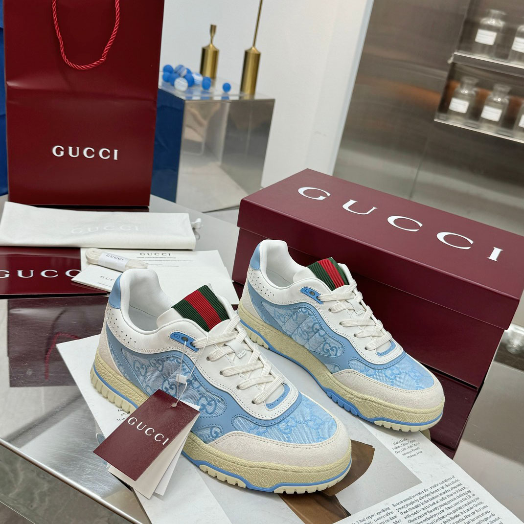 Gucci Re-Web Sneakers - DesignerGu