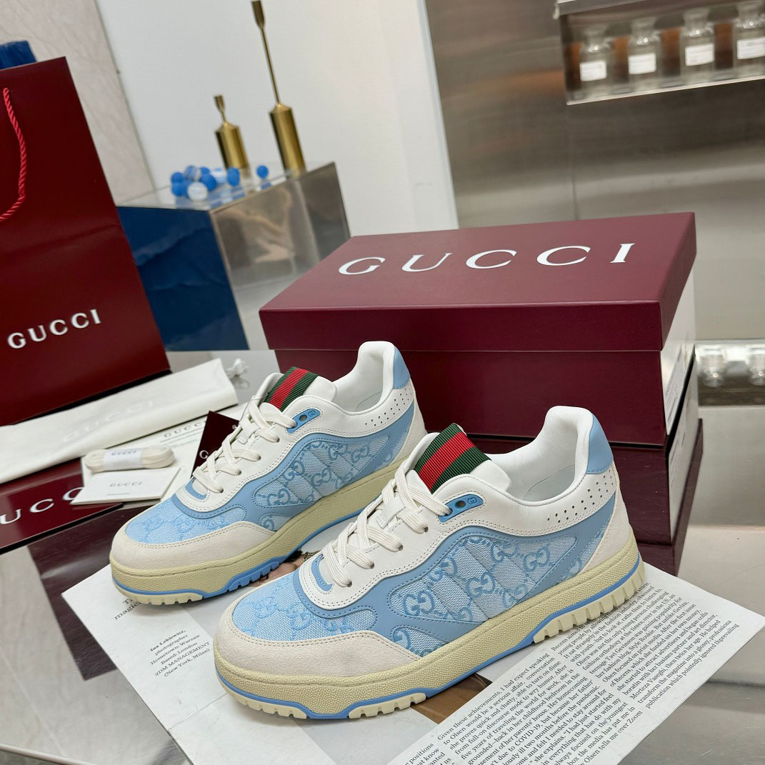 Gucci Re-Web Sneakers - DesignerGu