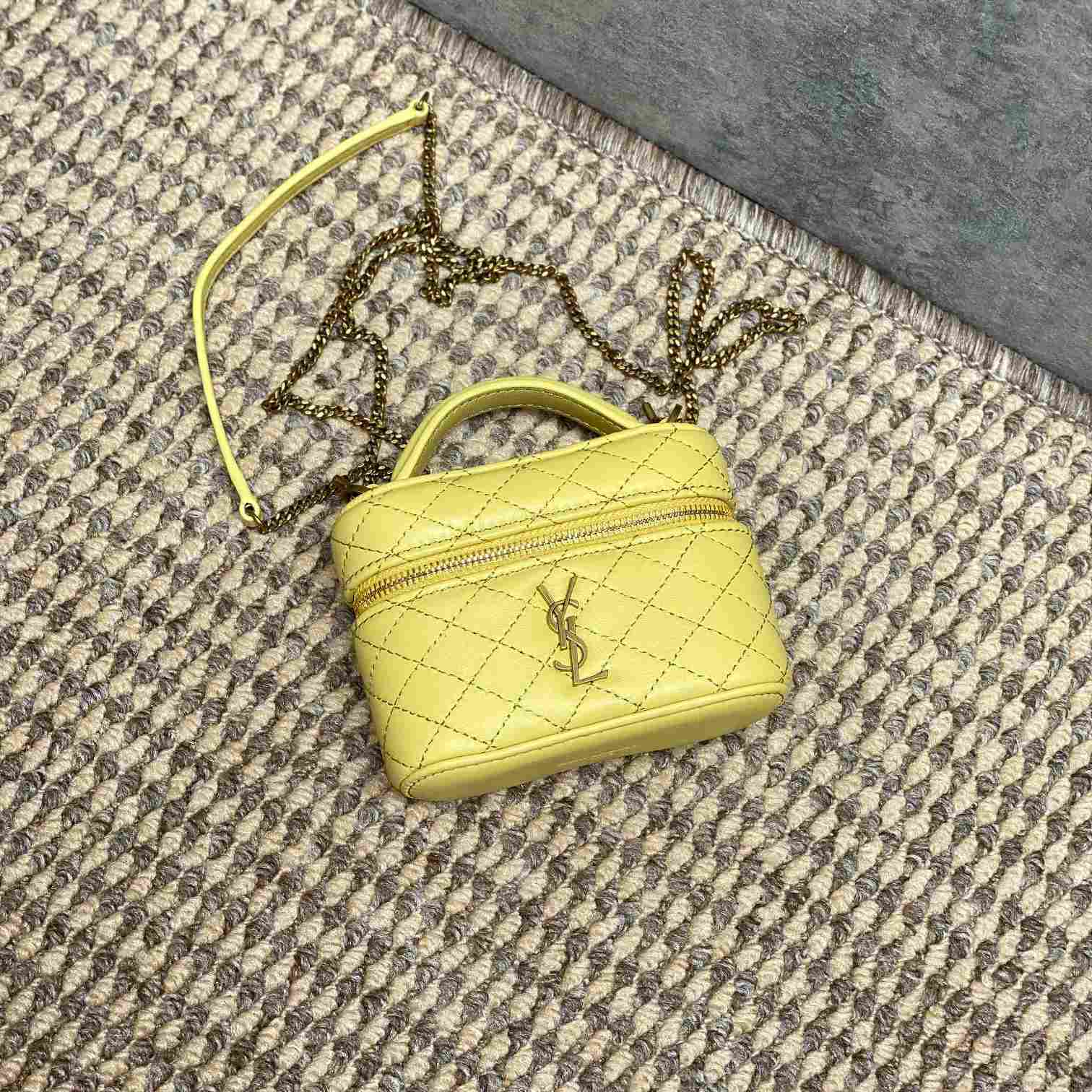 Saint Laurent GABY Micro Vanity Bag In Lambskin - DesignerGu