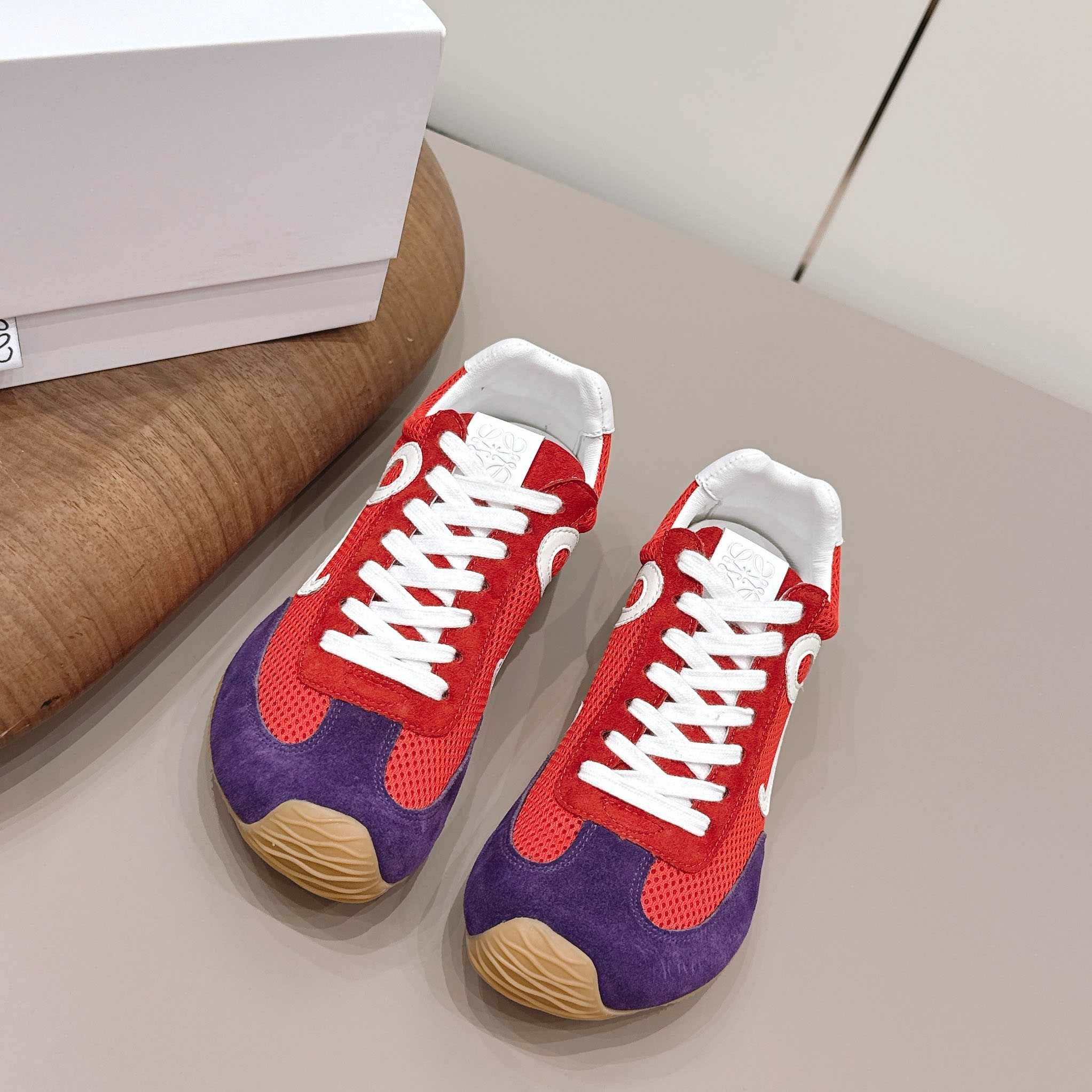 Loewe Ballet Runner 2.0 In Suede And Mesh - DesignerGu