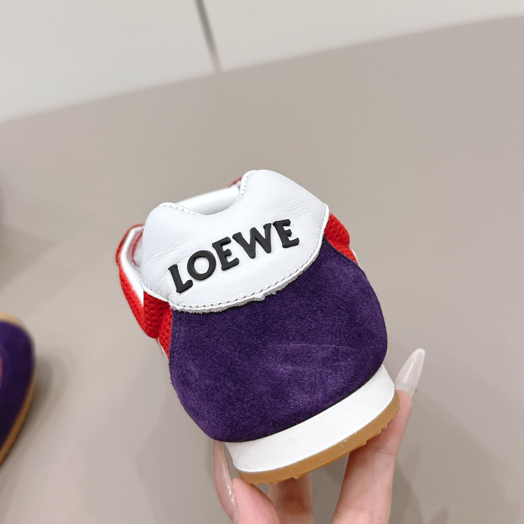 Loewe Ballet Runner 2.0 In Suede And Mesh - DesignerGu