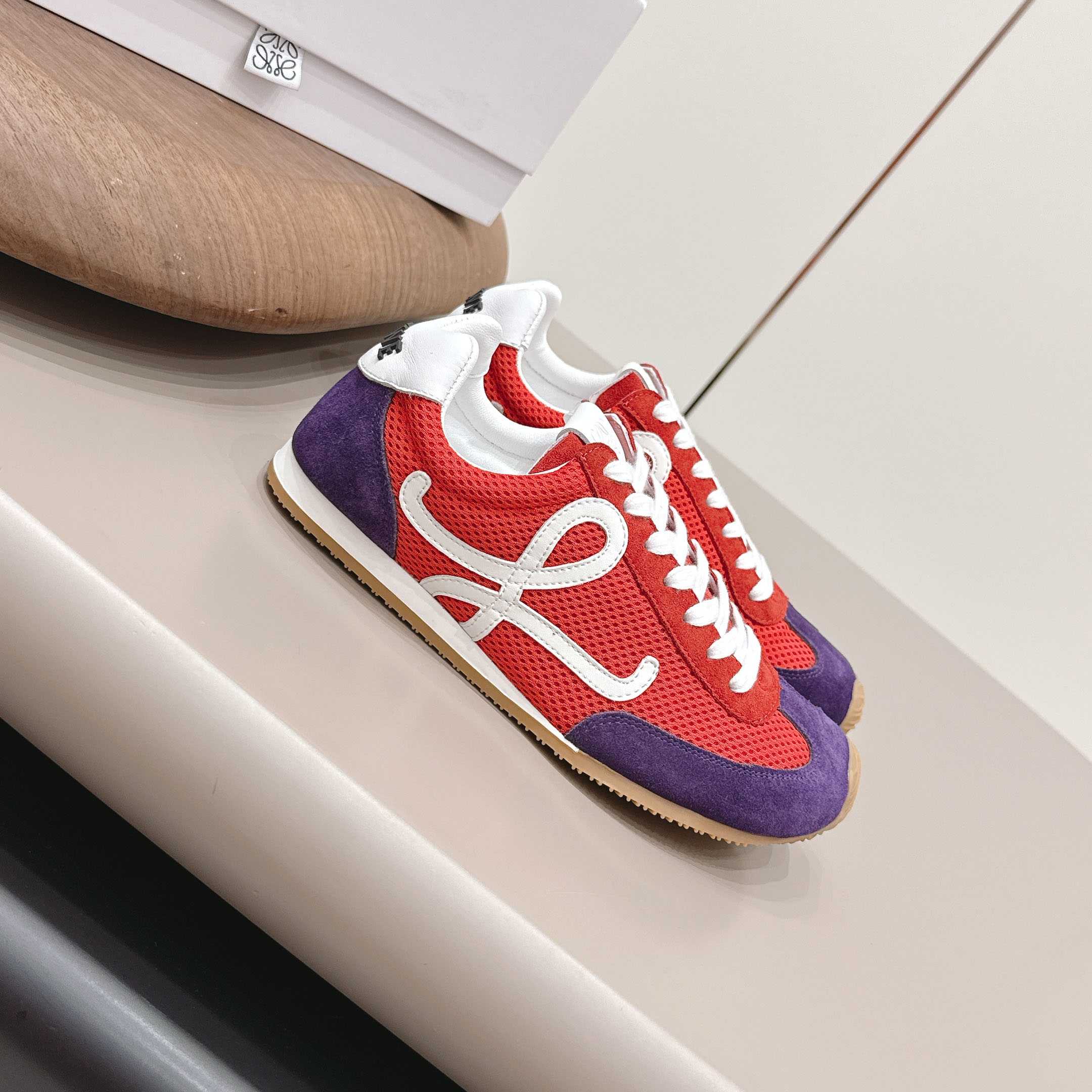 Loewe Ballet Runner 2.0 In Suede And Mesh - DesignerGu