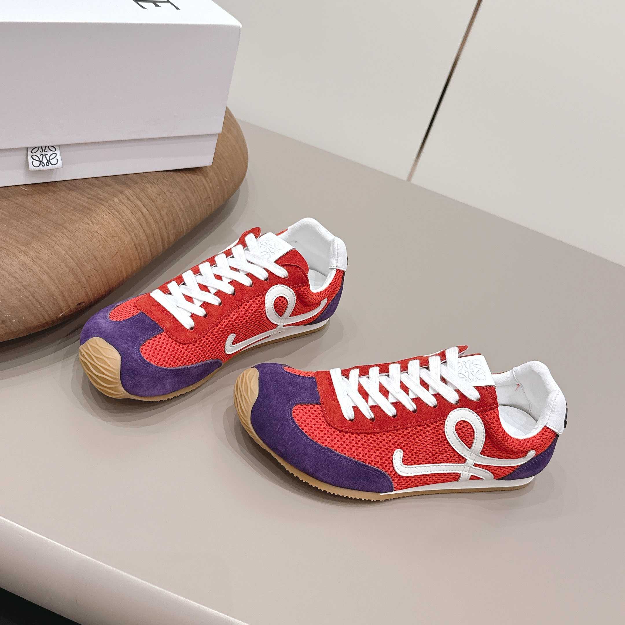 Loewe Ballet Runner 2.0 In Suede And Mesh - DesignerGu