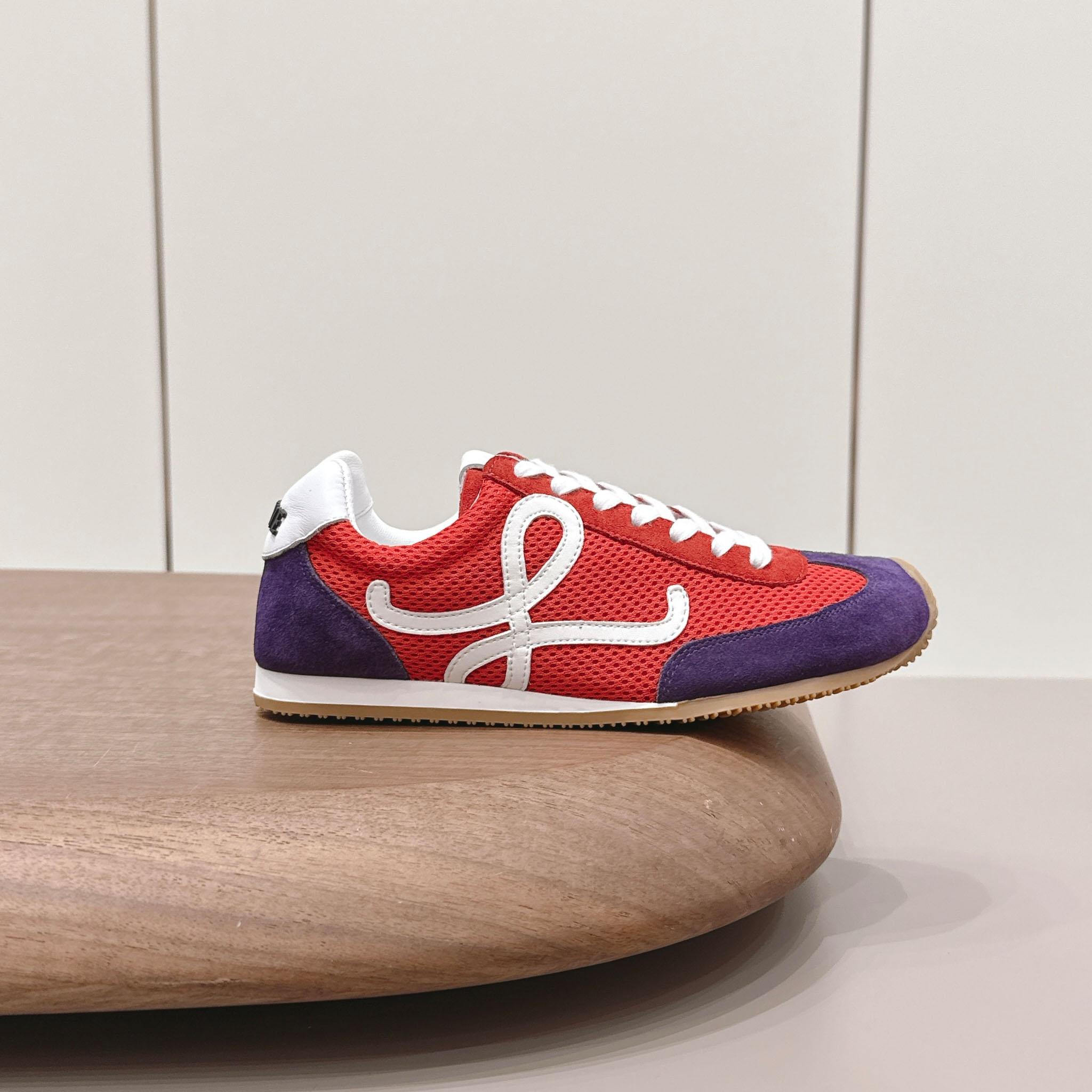 Loewe Ballet Runner 2.0 In Suede And Mesh - DesignerGu