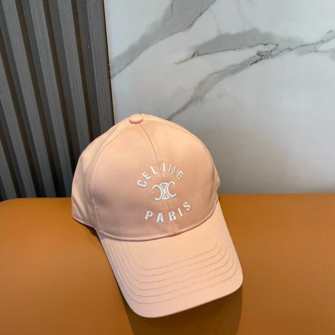 Celine Paris Triomphe Embroidered Baseball Cap  - DesignerGu