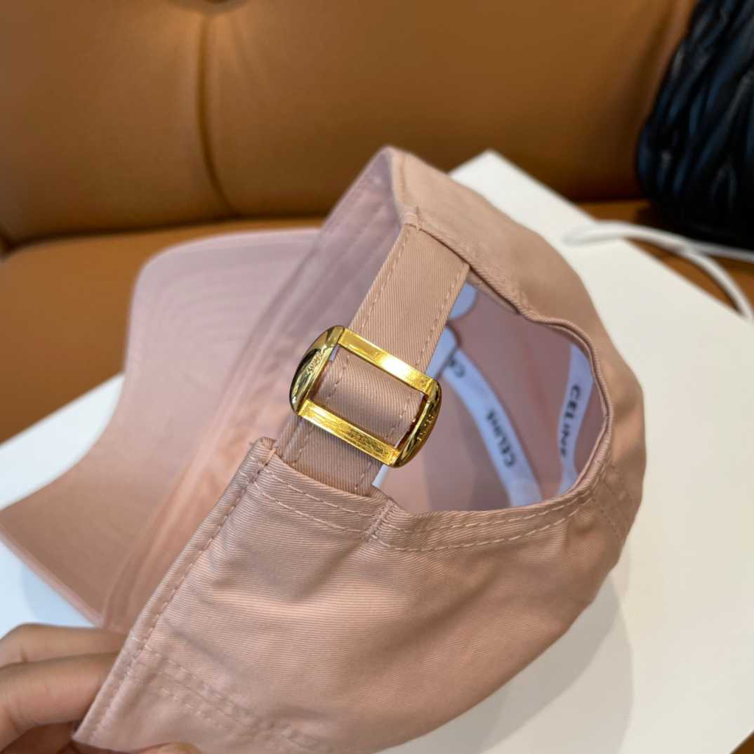 Celine Paris Triomphe Embroidered Baseball Cap  - DesignerGu