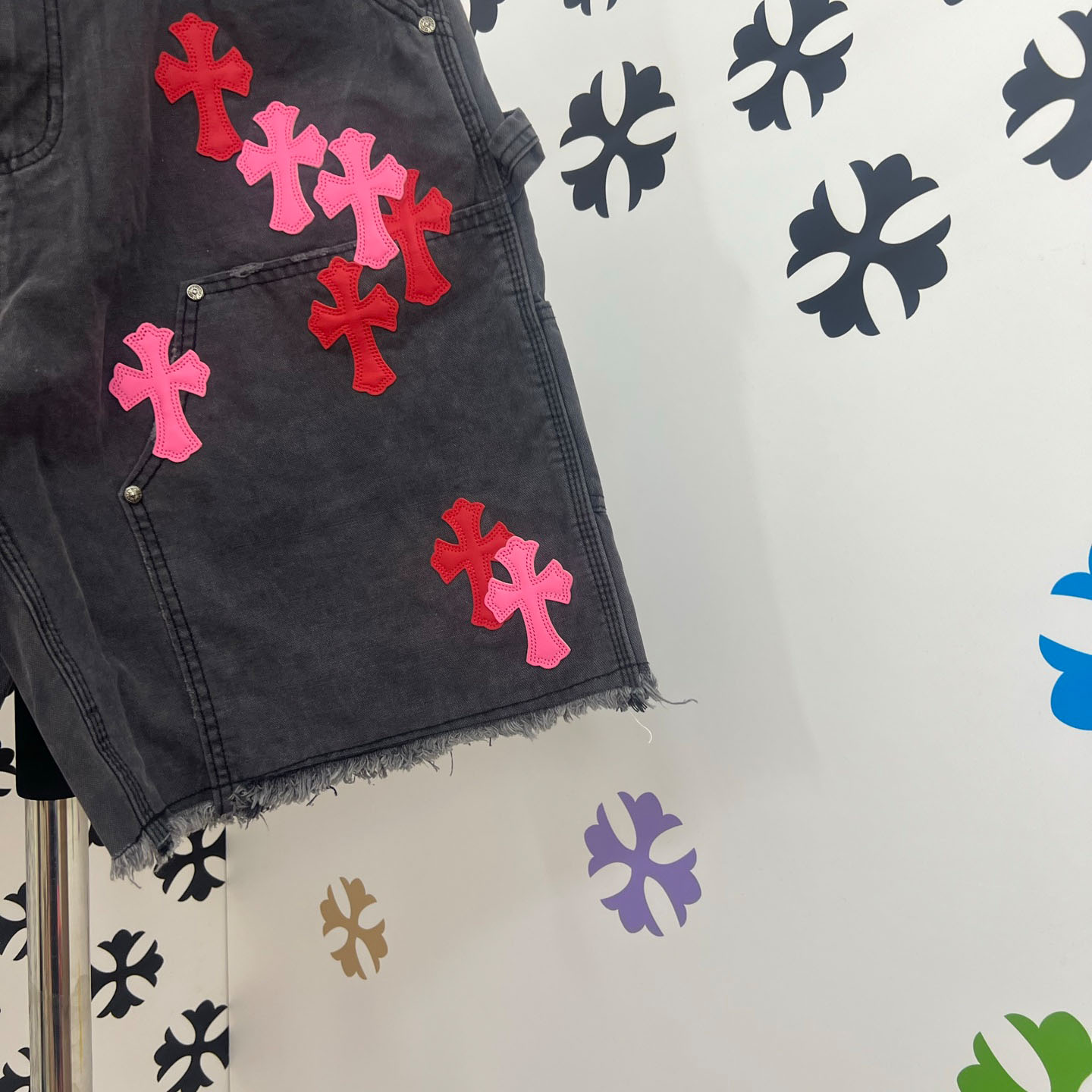 Chrome Hearts Denim Shorts - DesignerGu