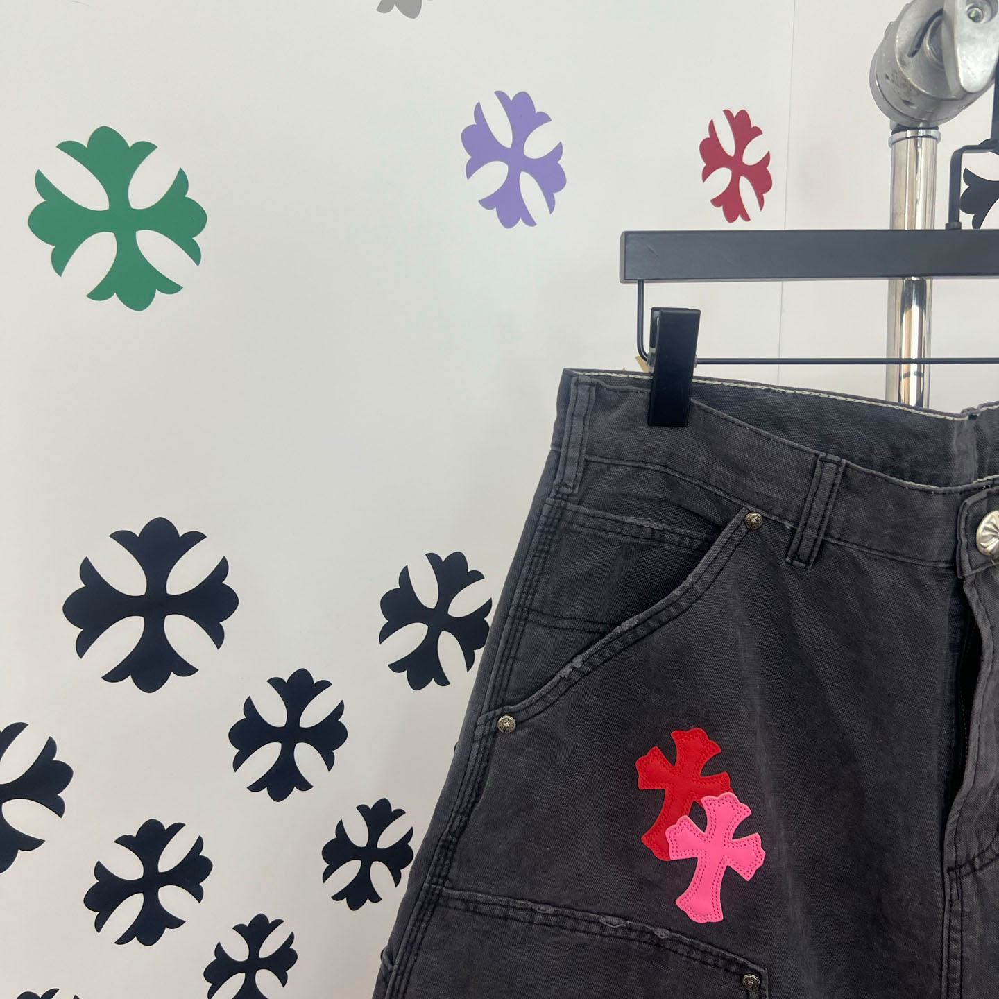 Chrome Hearts Denim Shorts - DesignerGu