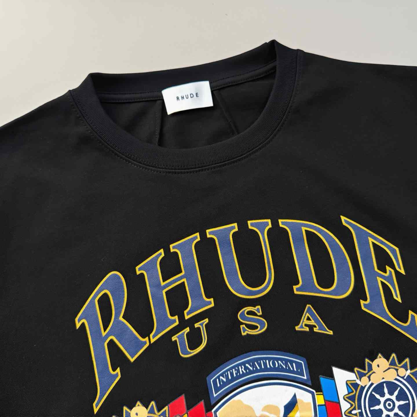 Rhude USA Sailing Icon T-shirt - DesignerGu