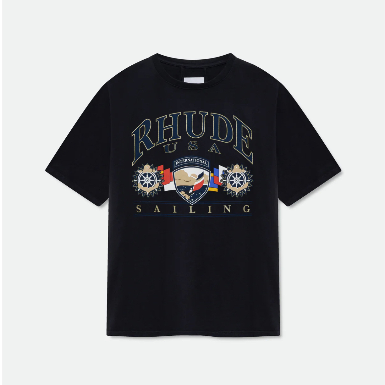Rhude USA Sailing Icon T-shirt - DesignerGu