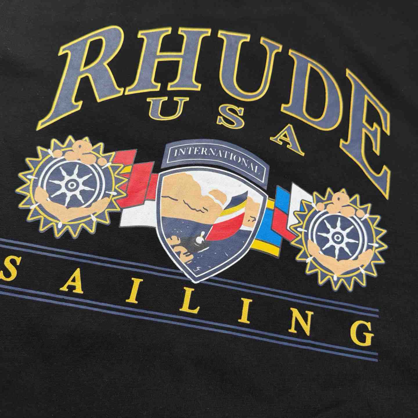 Rhude USA Sailing Icon T-shirt - DesignerGu