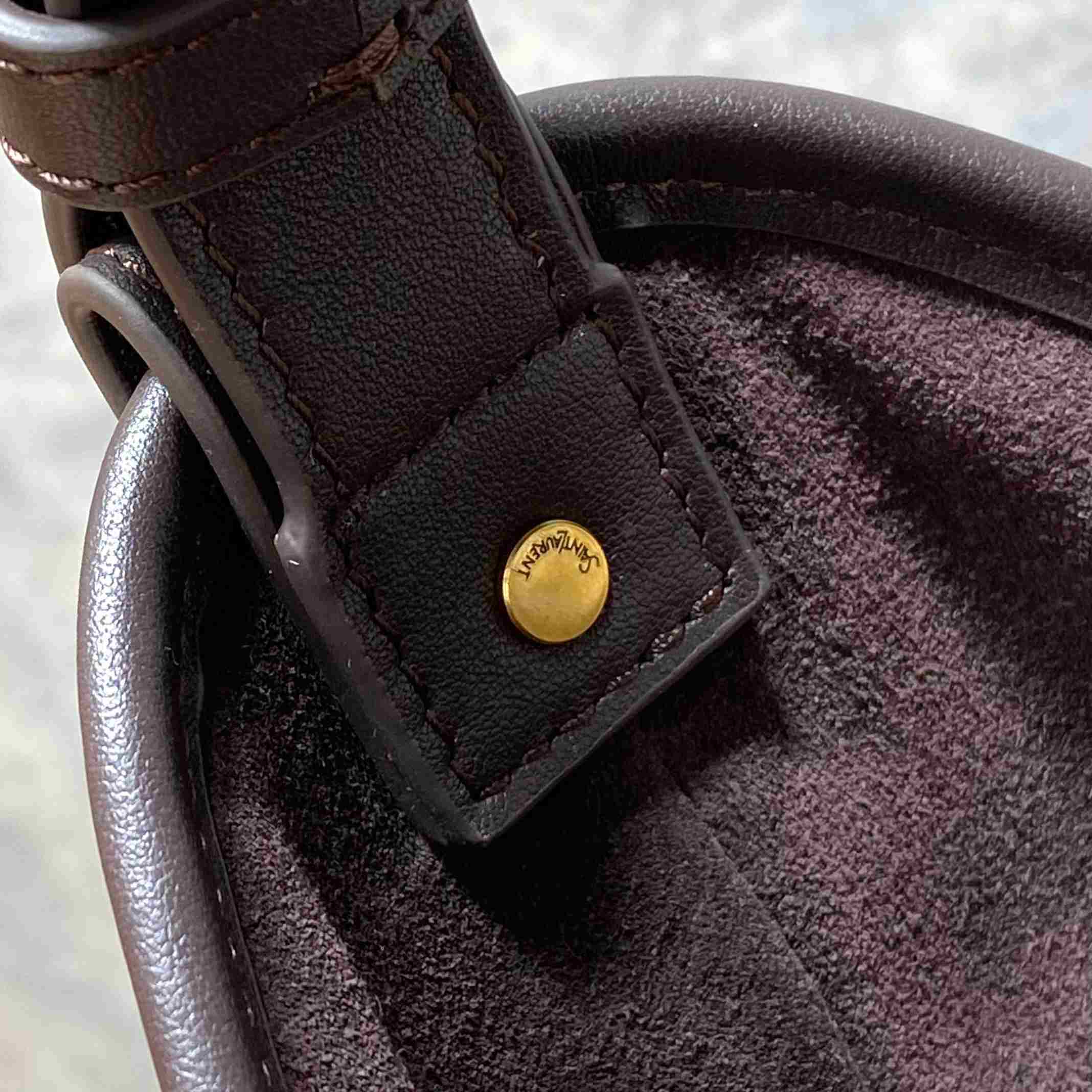 Saint Laurent MOMBASA Small In Leather - DesignerGu