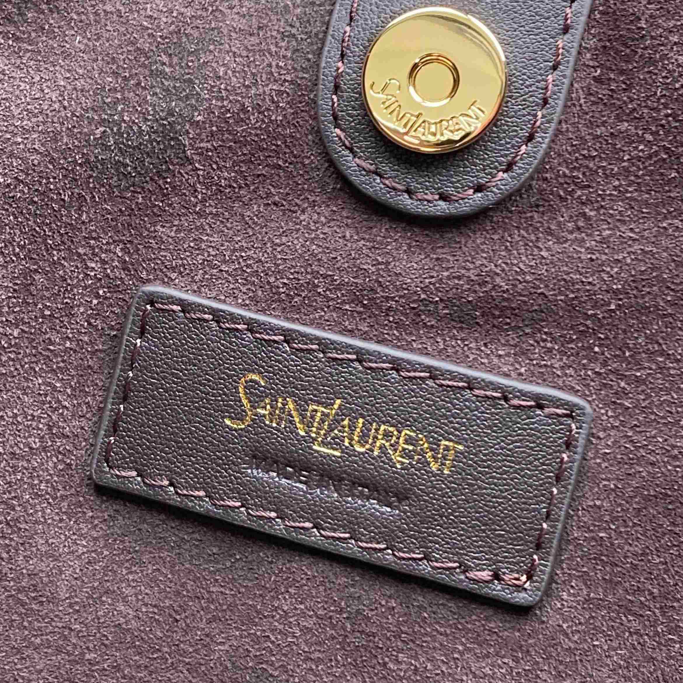 Saint Laurent MOMBASA Small In Leather - DesignerGu