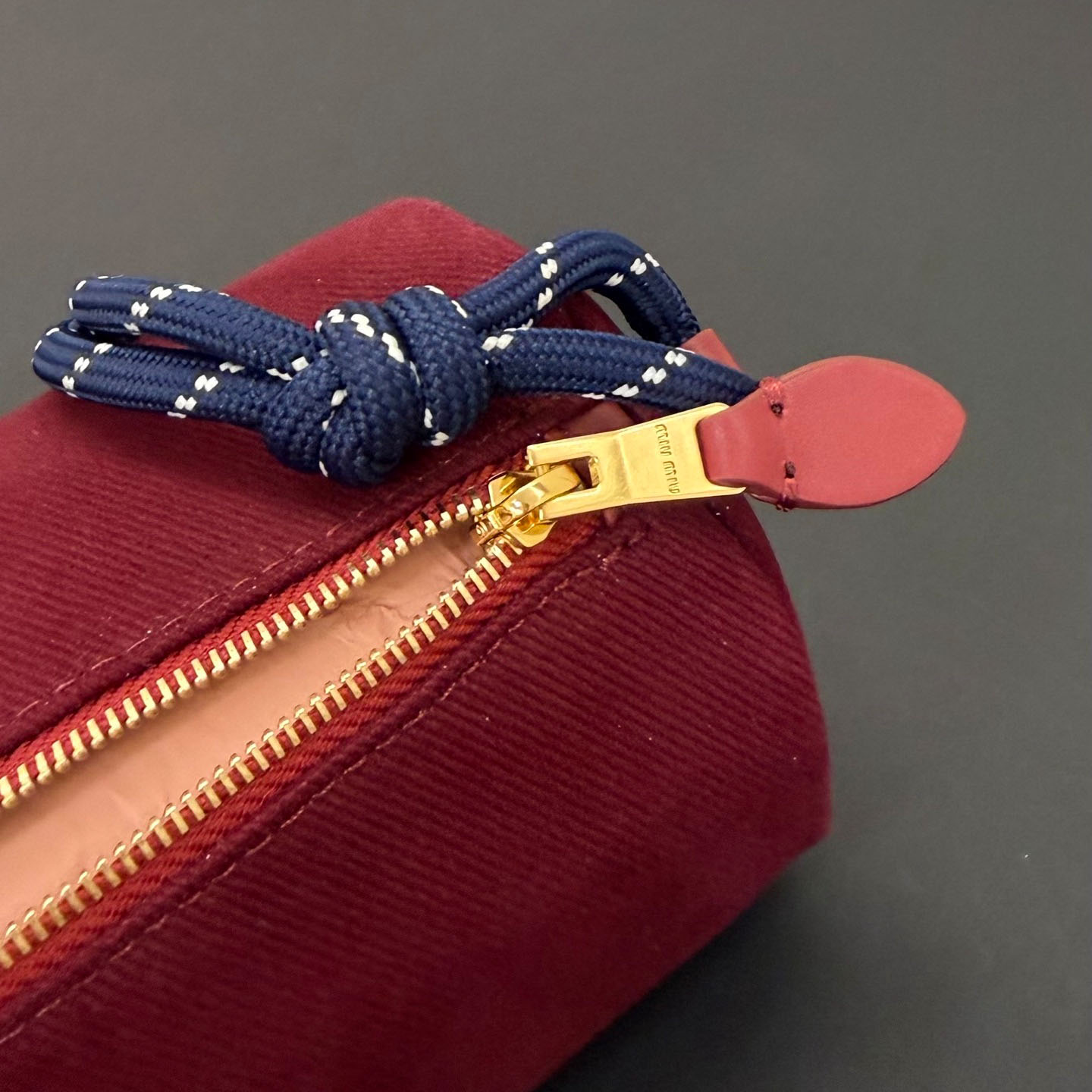 Miu Miu Gabardine Pouch - DesignerGu