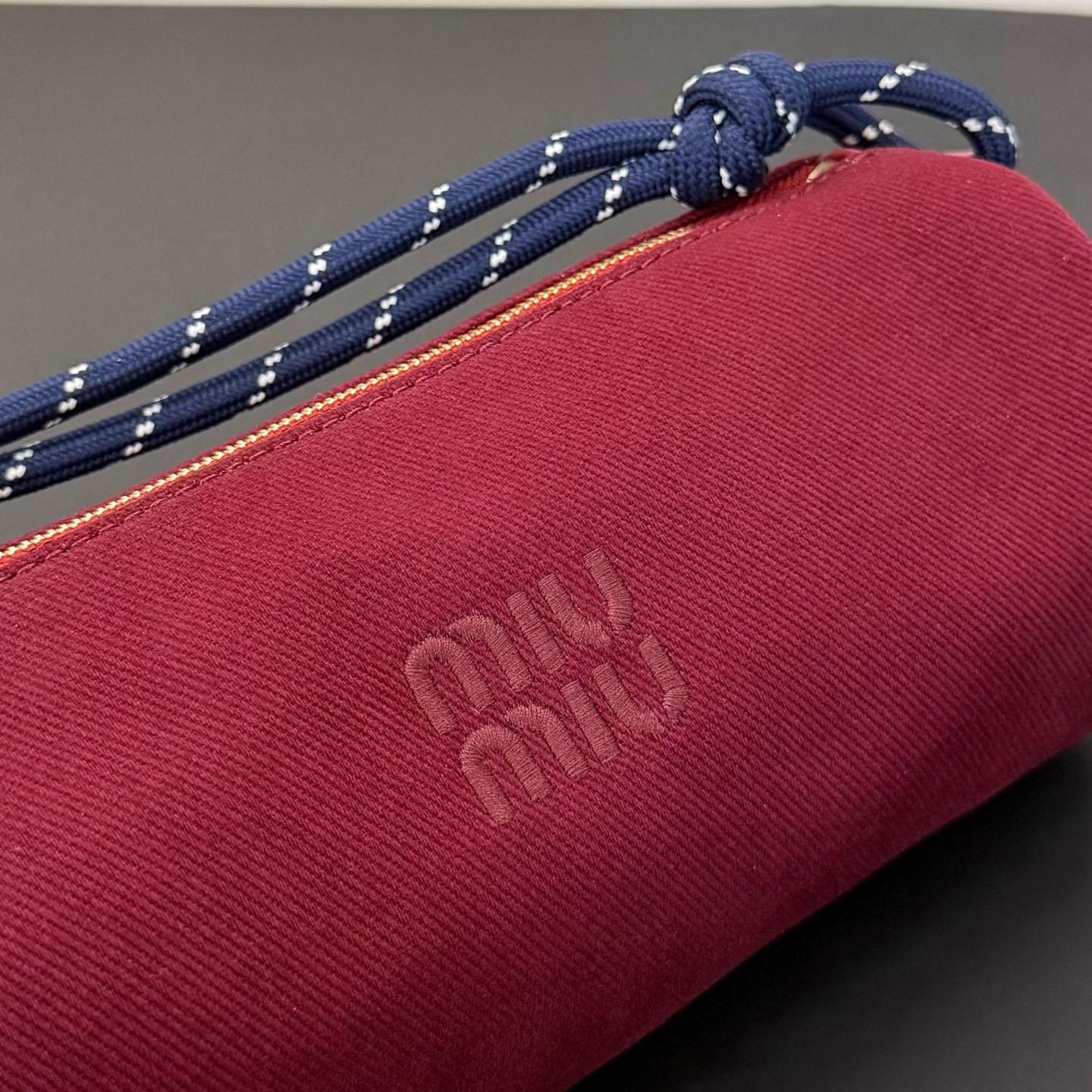 Miu Miu Gabardine Pouch - DesignerGu