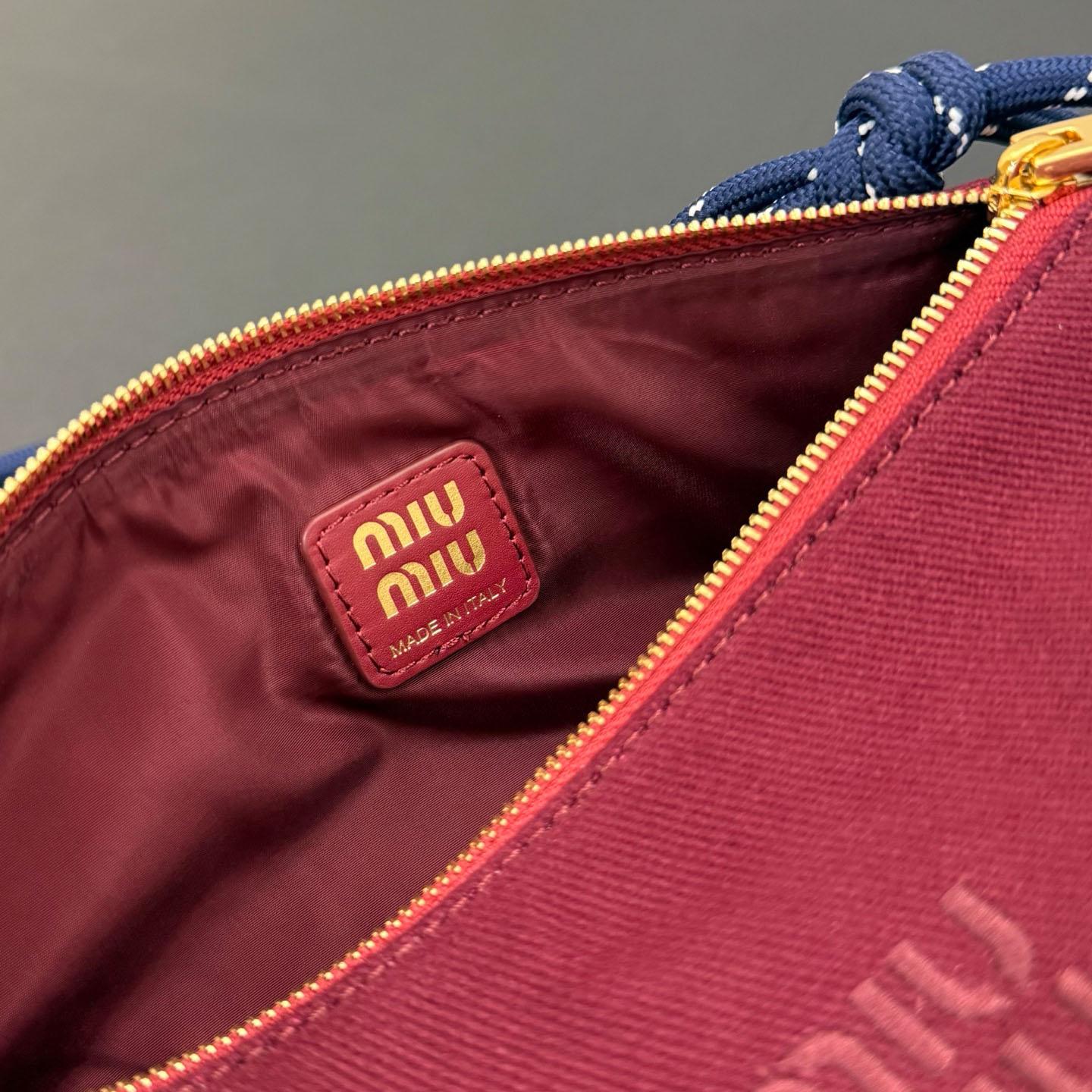 Miu Miu Gabardine Pouch - DesignerGu