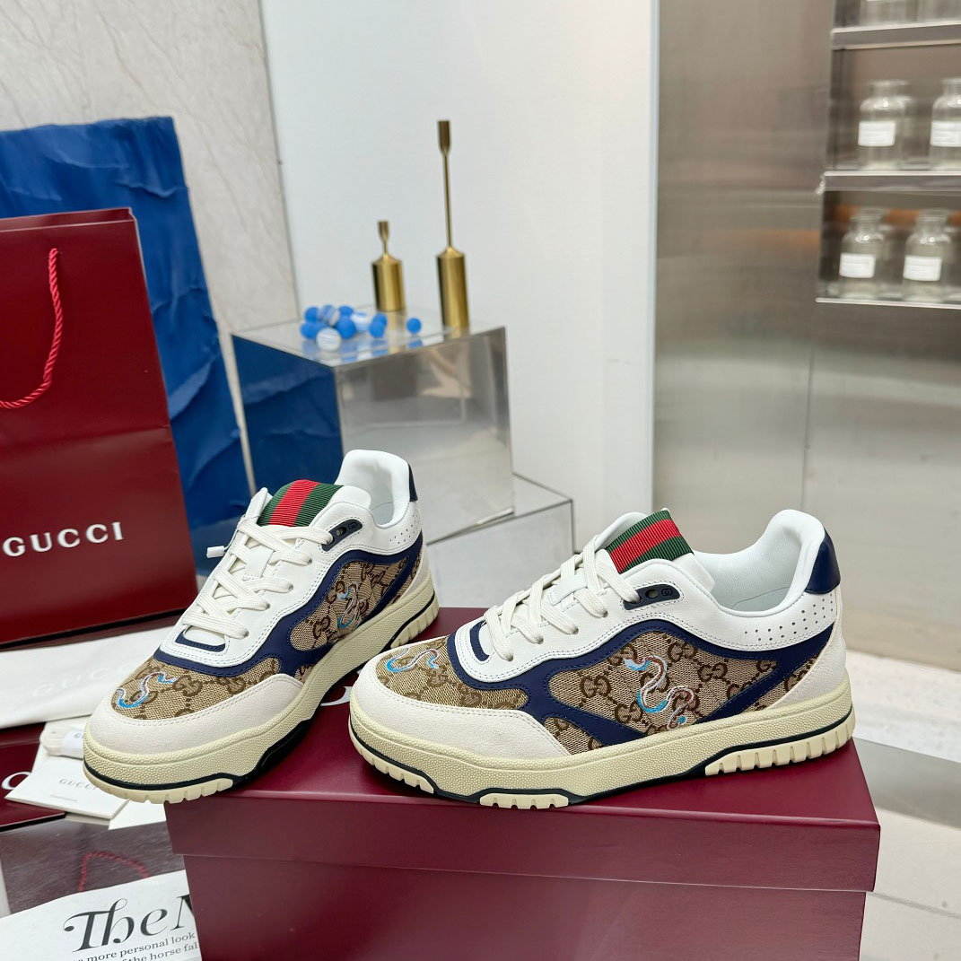Gucci Re-Web Sneakers - DesignerGu