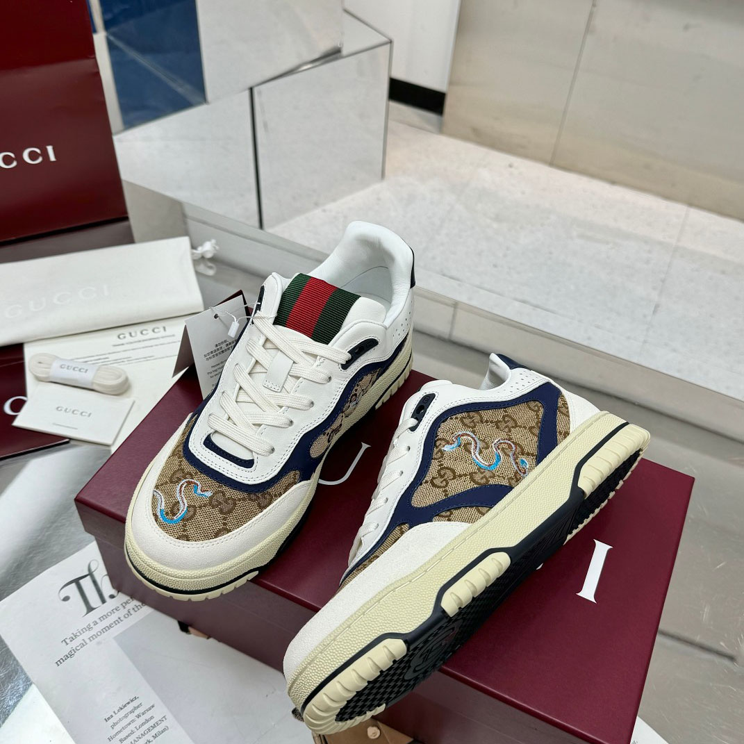 Gucci Re-Web Sneakers - DesignerGu