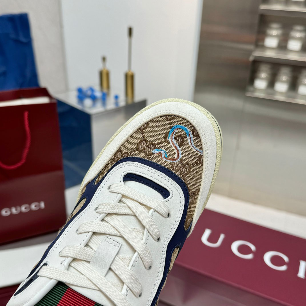 Gucci Re-Web Sneakers - DesignerGu