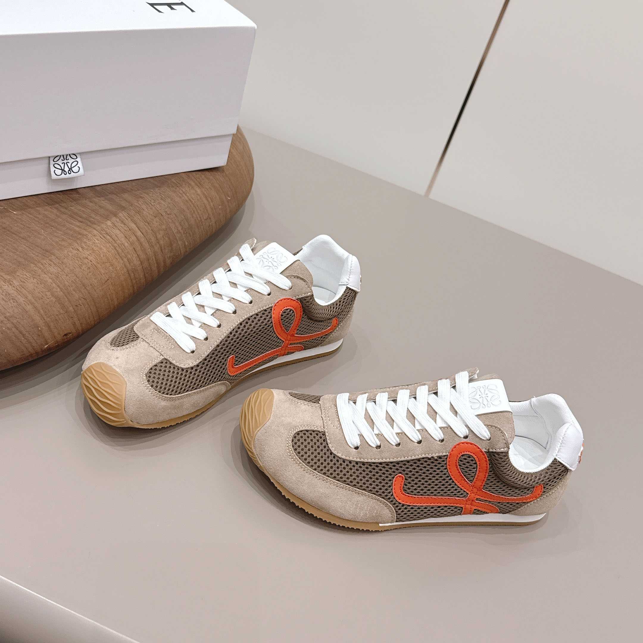 Loewe Ballet Runner 2.0 In Suede And Mesh - DesignerGu