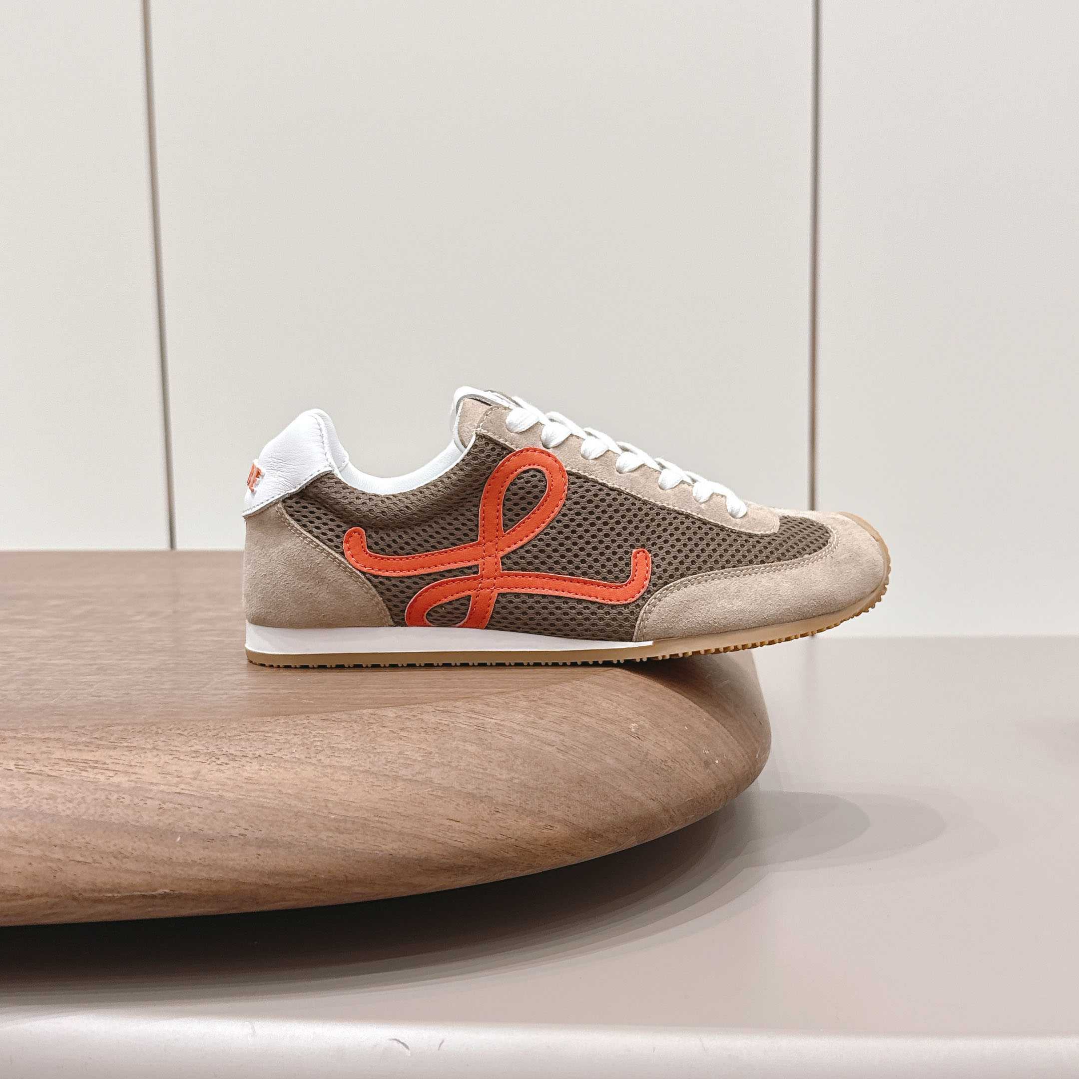 Loewe Ballet Runner 2.0 In Suede And Mesh - DesignerGu