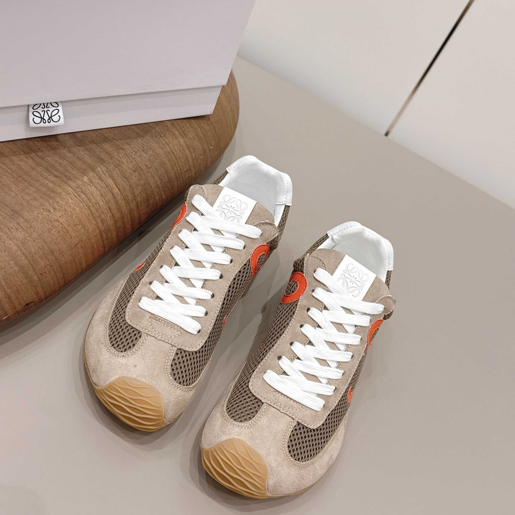 Loewe Ballet Runner 2.0 In Suede And Mesh - DesignerGu