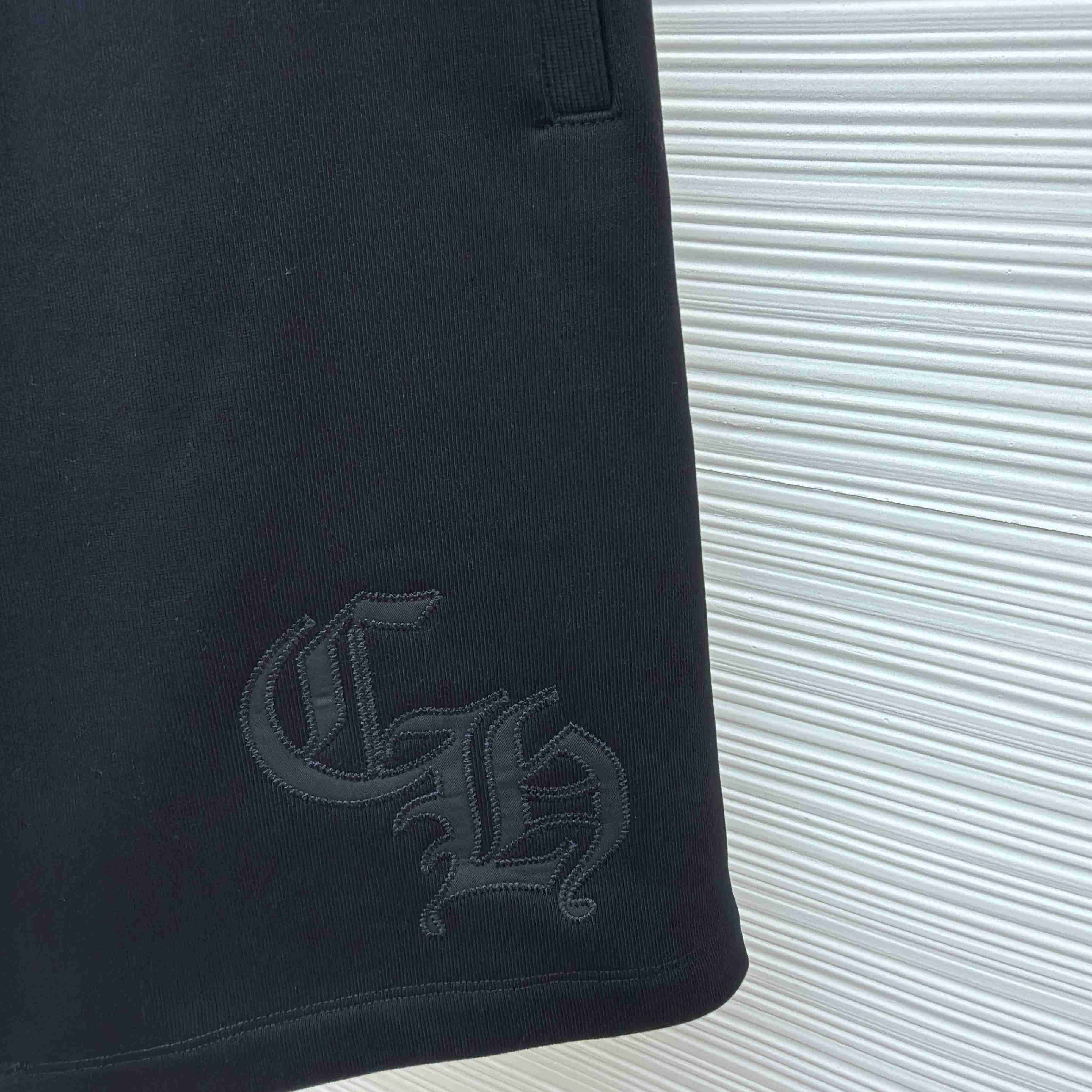Chrome Hearts 711 Nylon CH Sweatshorts 'Black' - DesignerGu