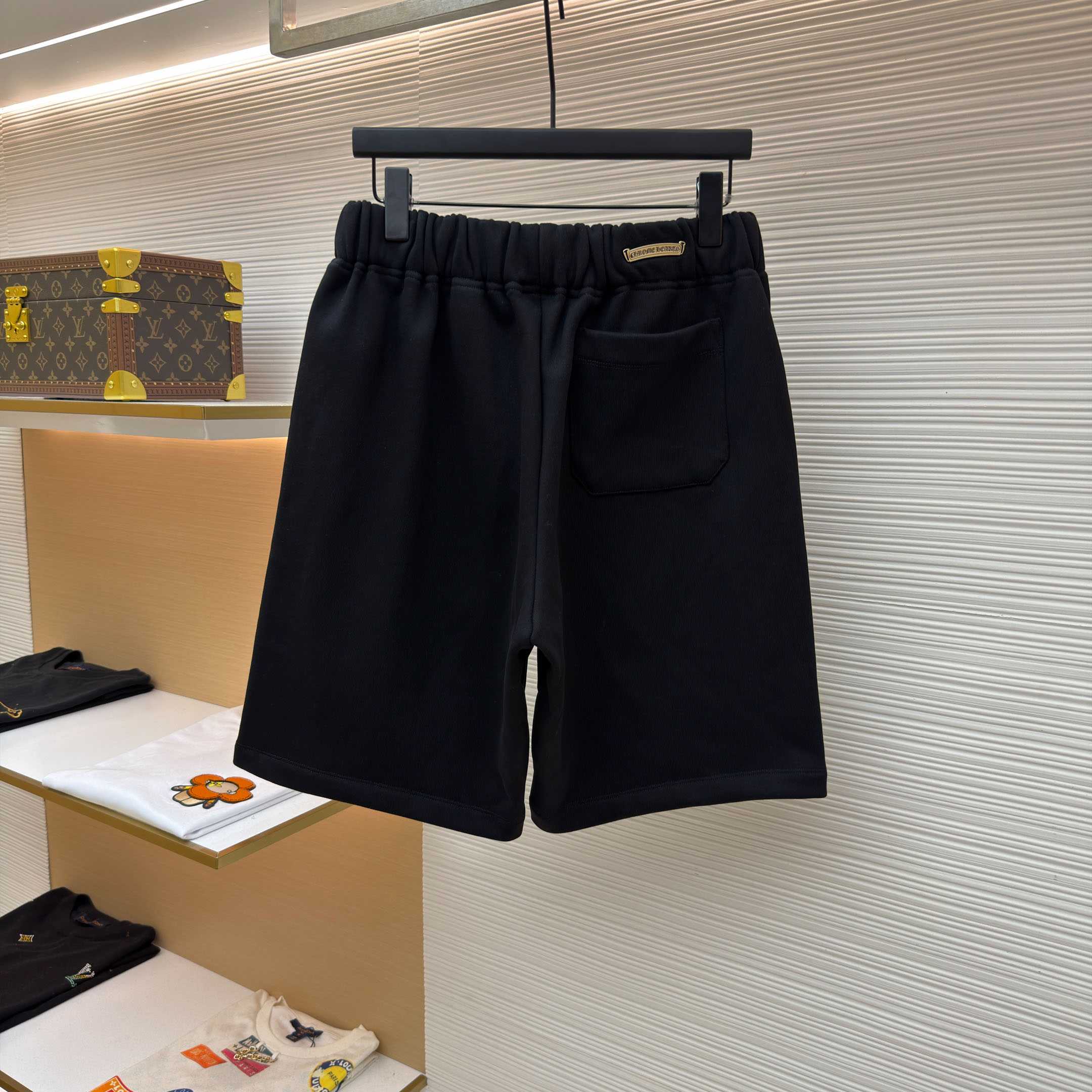 Chrome Hearts 711 Nylon CH Sweatshorts 'Black' - DesignerGu