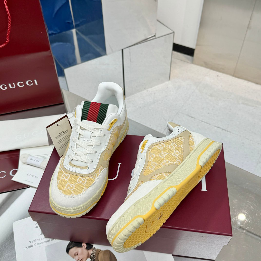 Gucci Re-Web Sneakers - DesignerGu