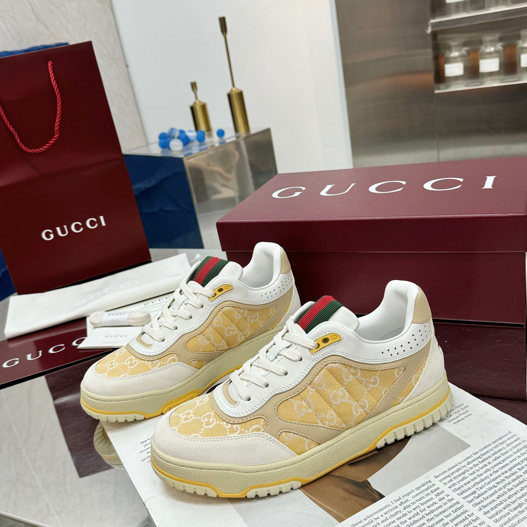 Gucci Re-Web Sneakers - DesignerGu