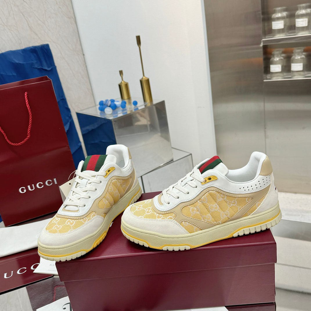 Gucci Re-Web Sneakers - DesignerGu