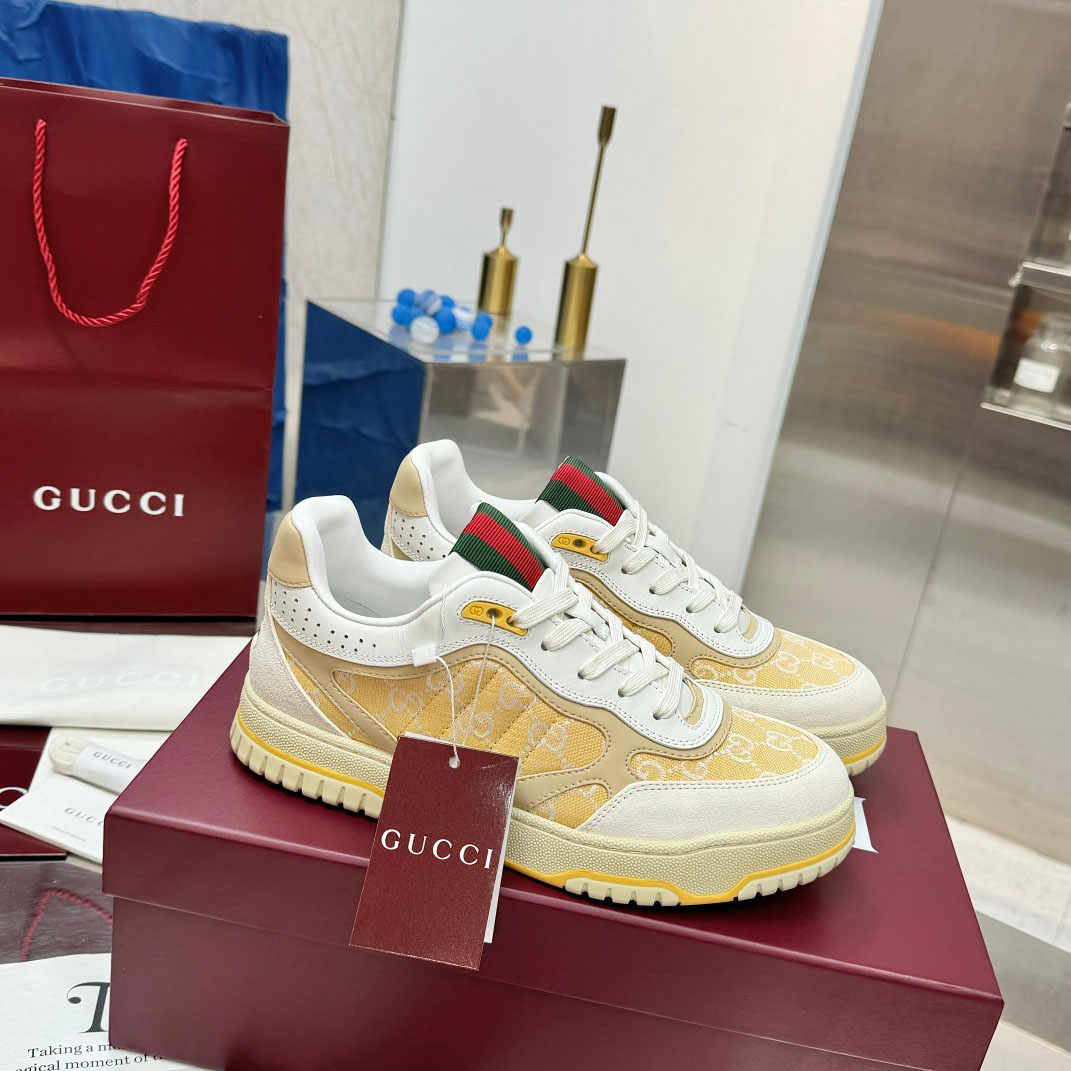 Gucci Re-Web Sneakers - DesignerGu