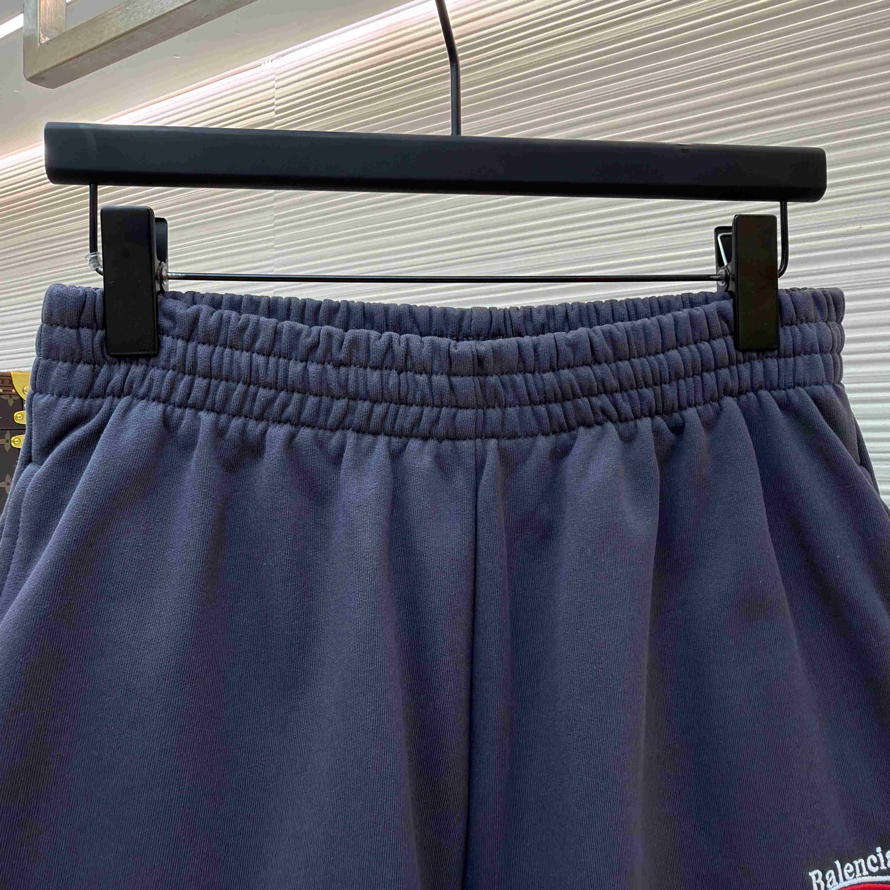 Balenciaga Sweatshorts 'Dark Grey/White' - DesignerGu