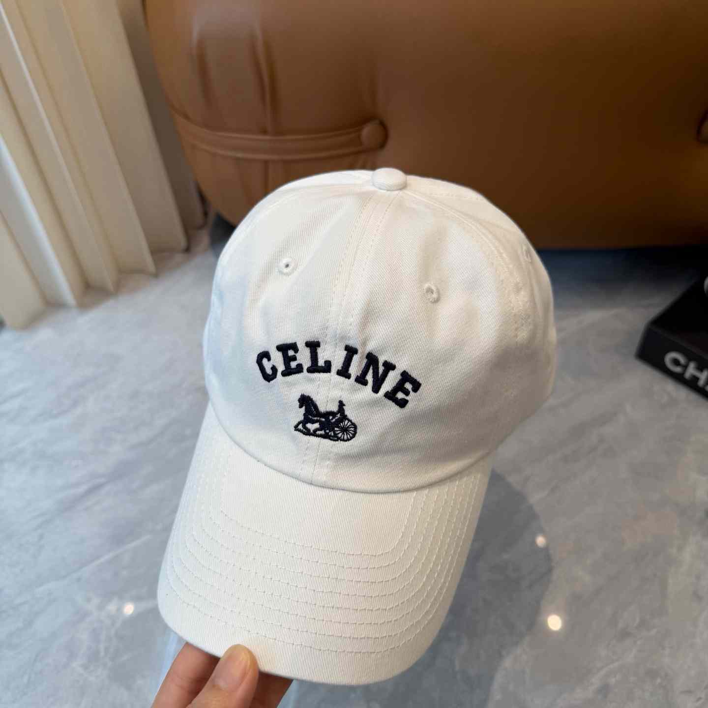 Celine Richelieu Cap IN Cotton Twill - DesignerGu