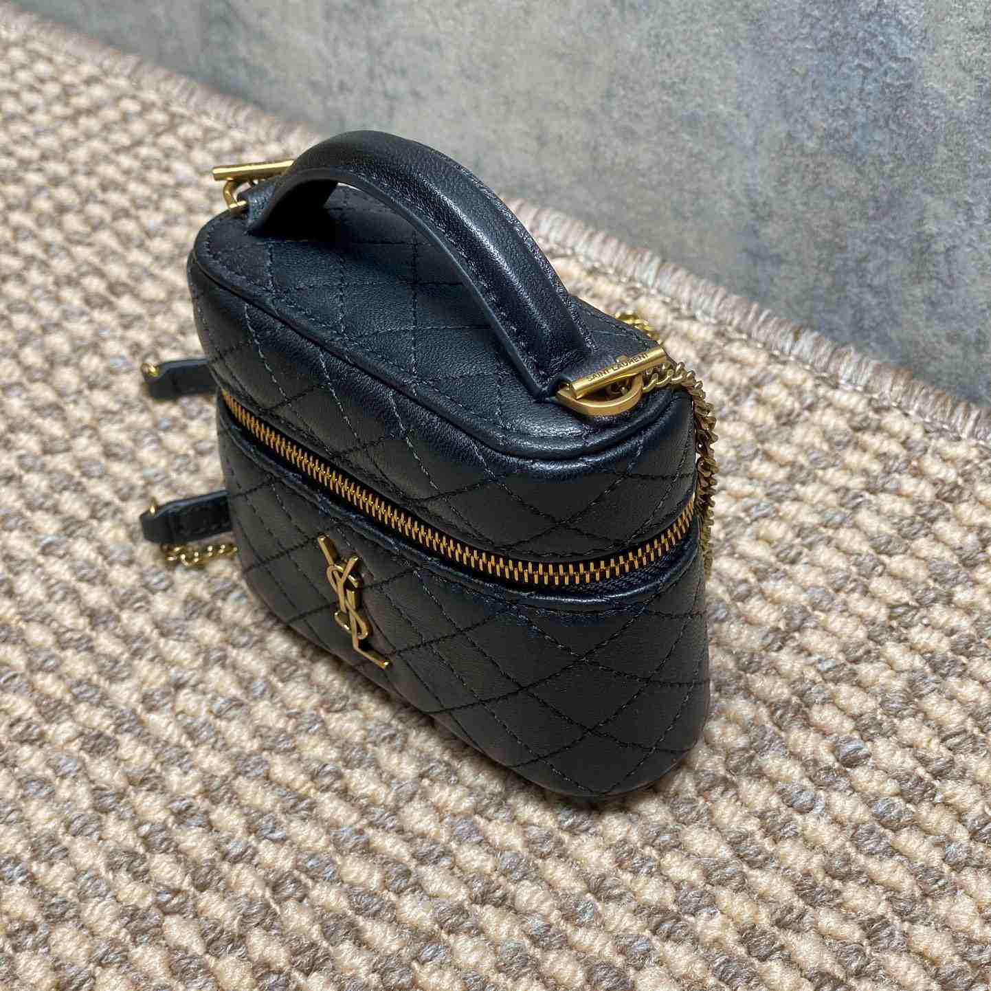 Saint Laurent GABY Micro Vanity Bag In Lambskin - DesignerGu