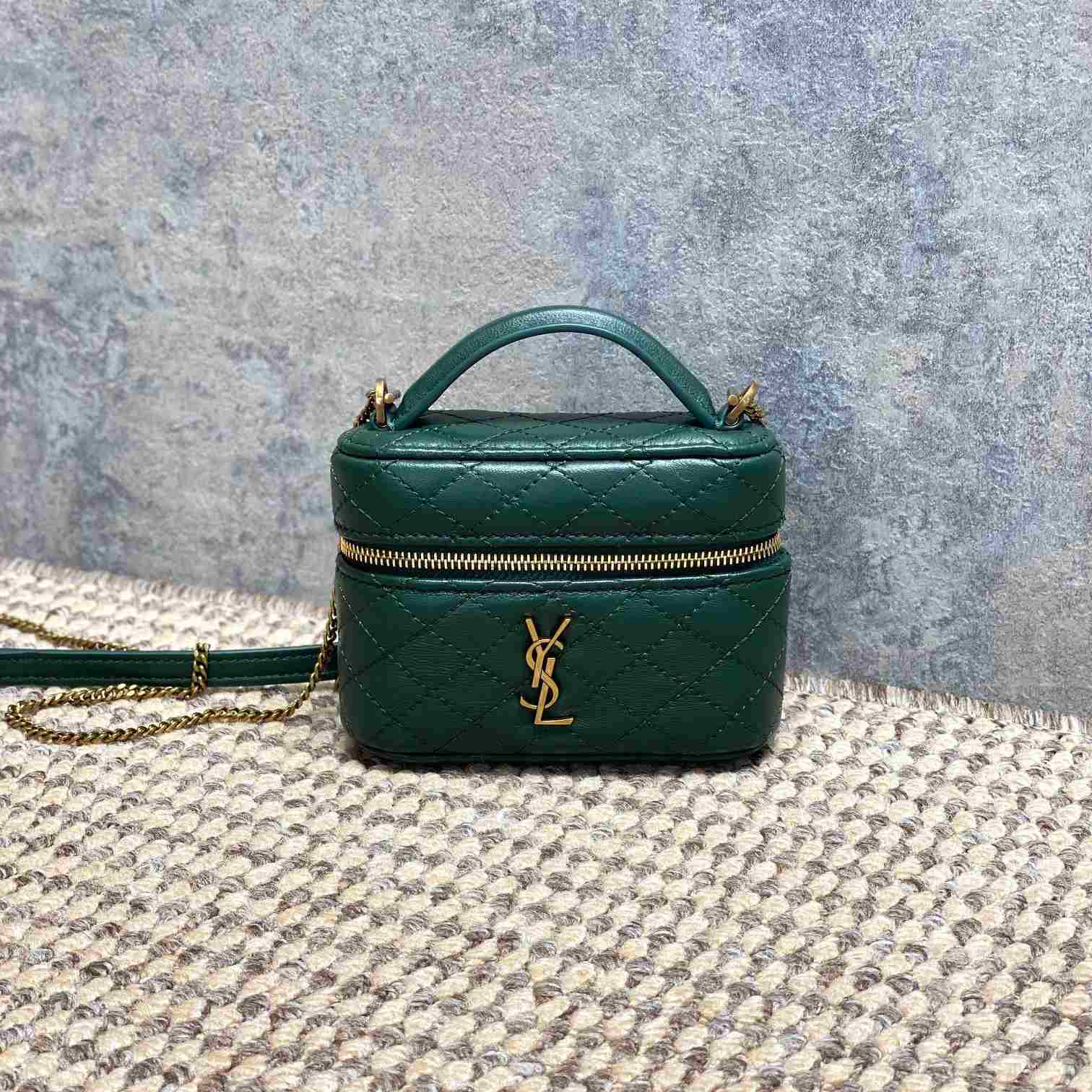 Saint Laurent GABY Micro Vanity Bag In Lambskin - DesignerGu