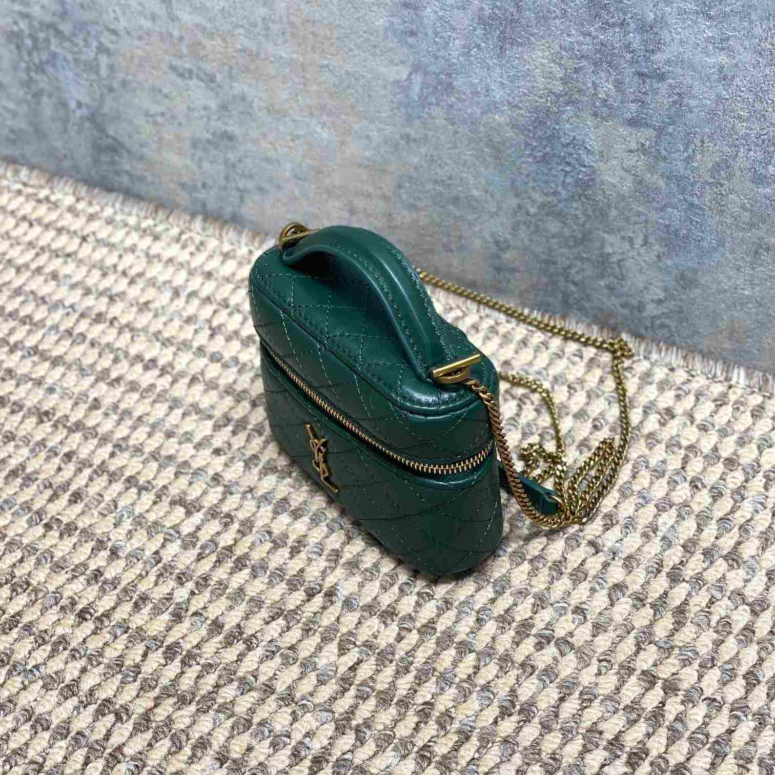 Saint Laurent GABY Micro Vanity Bag In Lambskin - DesignerGu