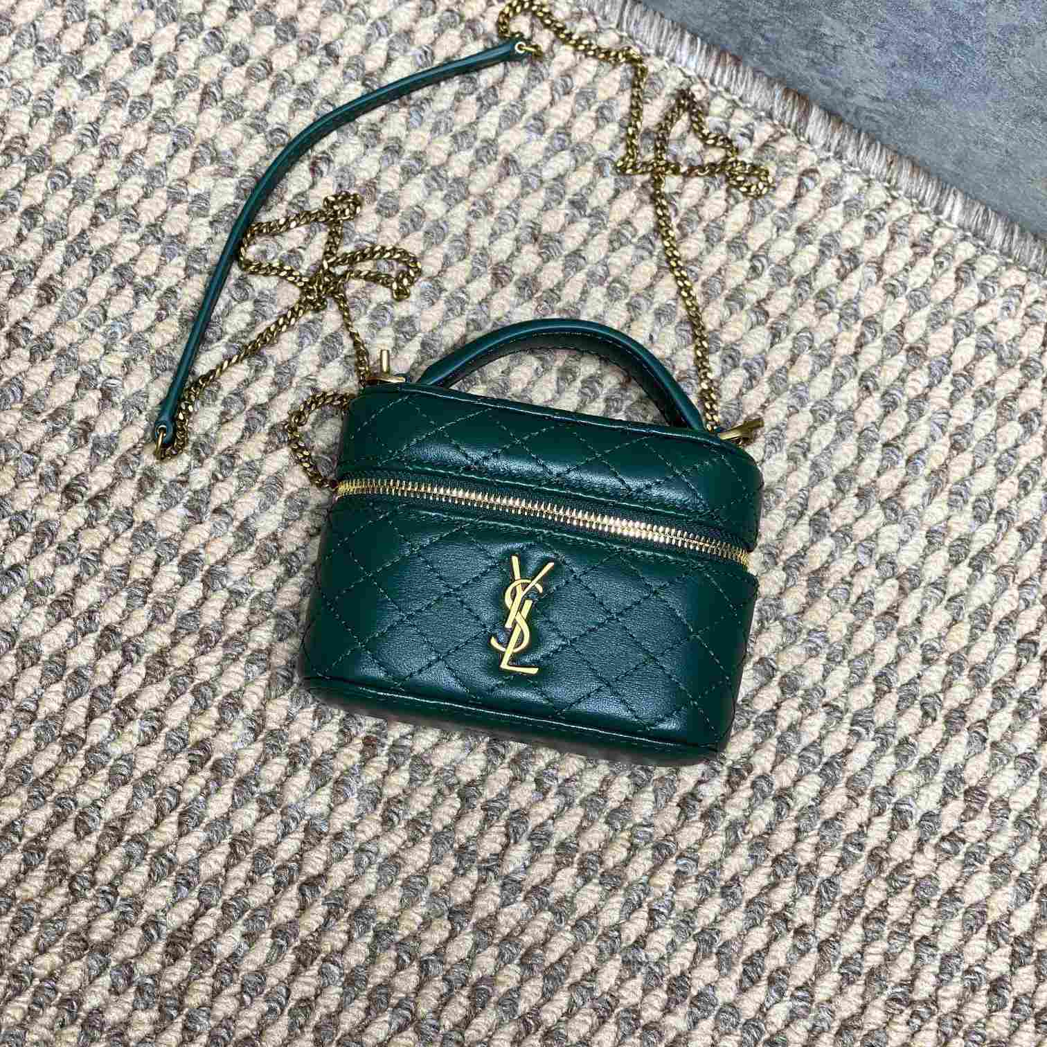 Saint Laurent GABY Micro Vanity Bag In Lambskin - DesignerGu