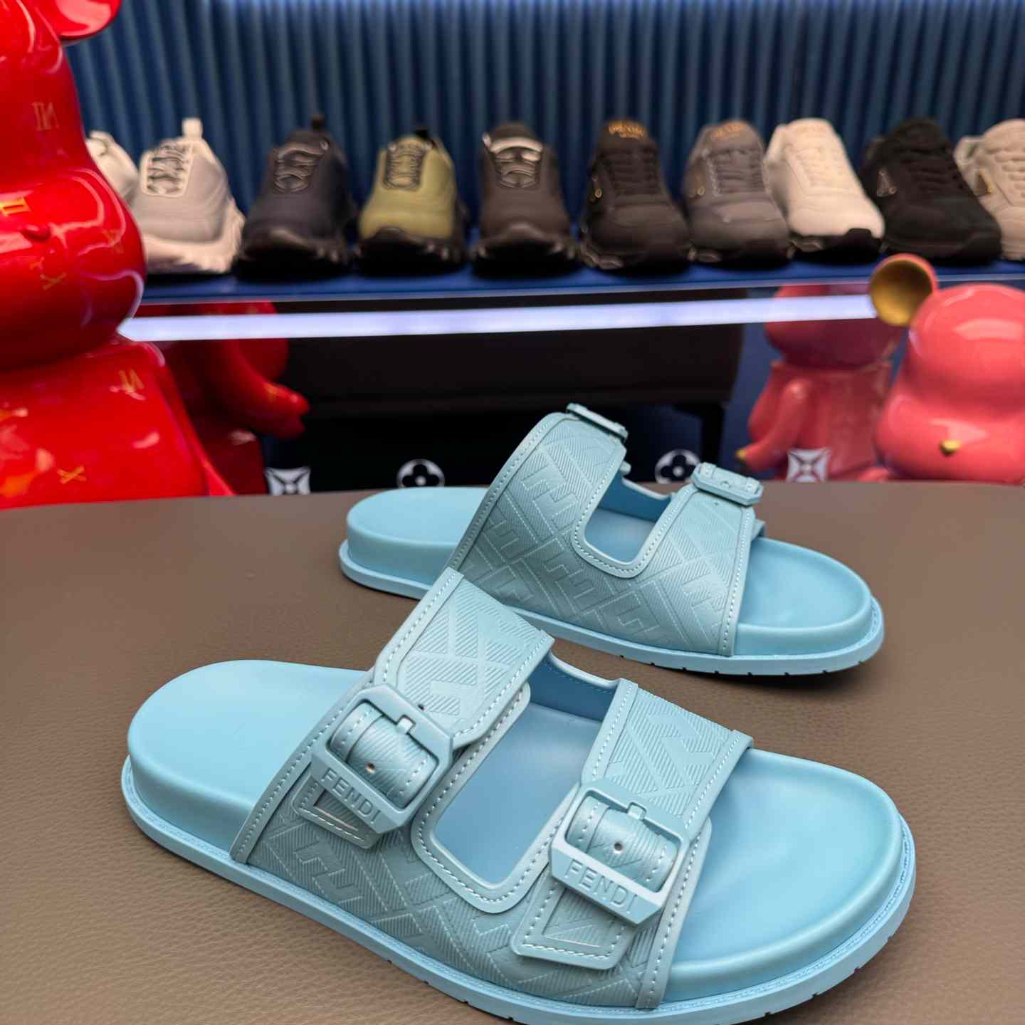 Fendi Feel Logo Sandals - DesignerGu