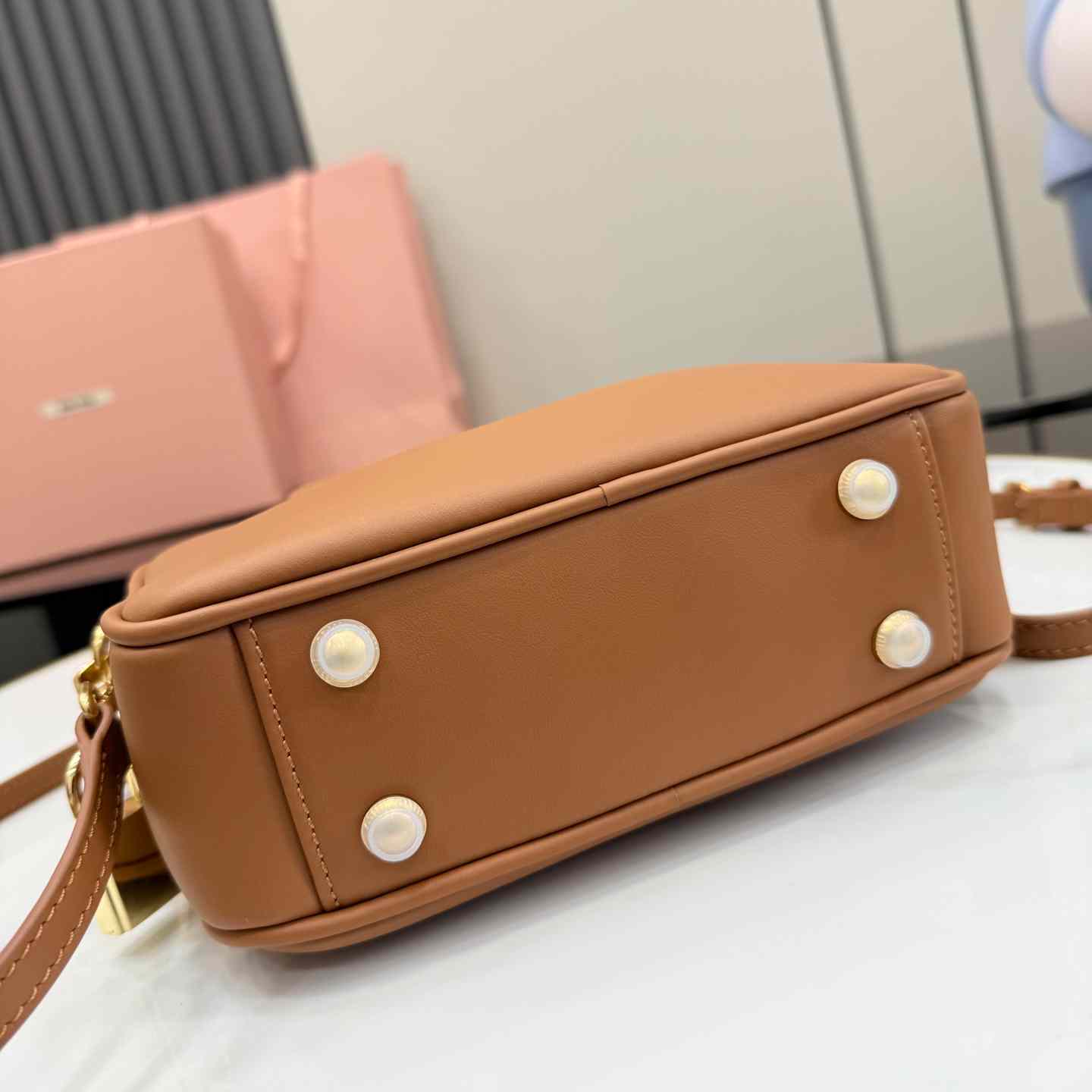 Miu Miu Arcadie Leather Bag 5BB123 - DesignerGu