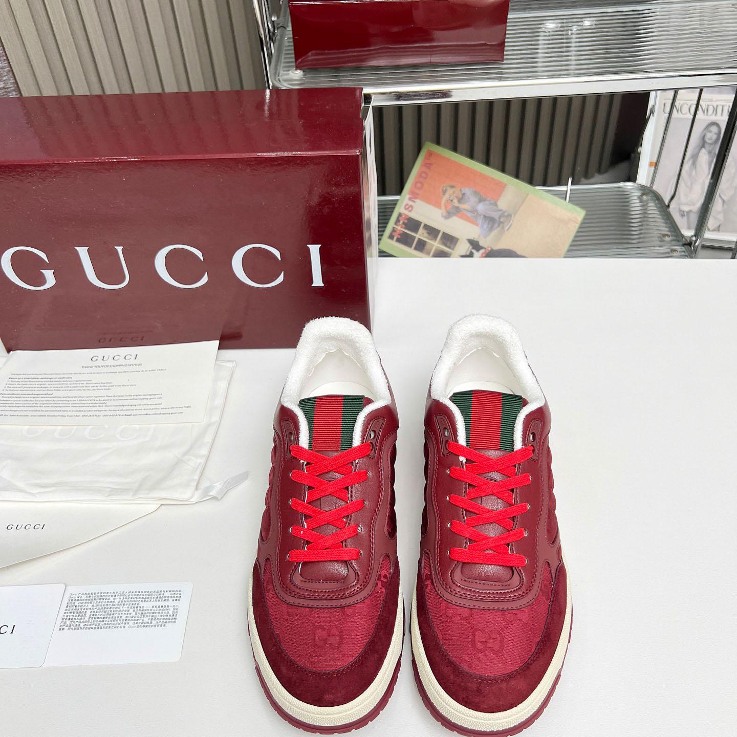Gucci Re-Web Sneakers - DesignerGu