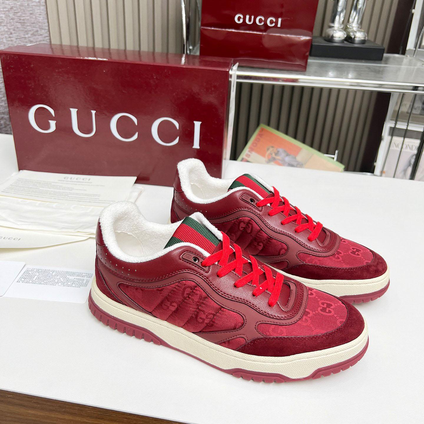 Gucci Re-Web Sneakers - DesignerGu