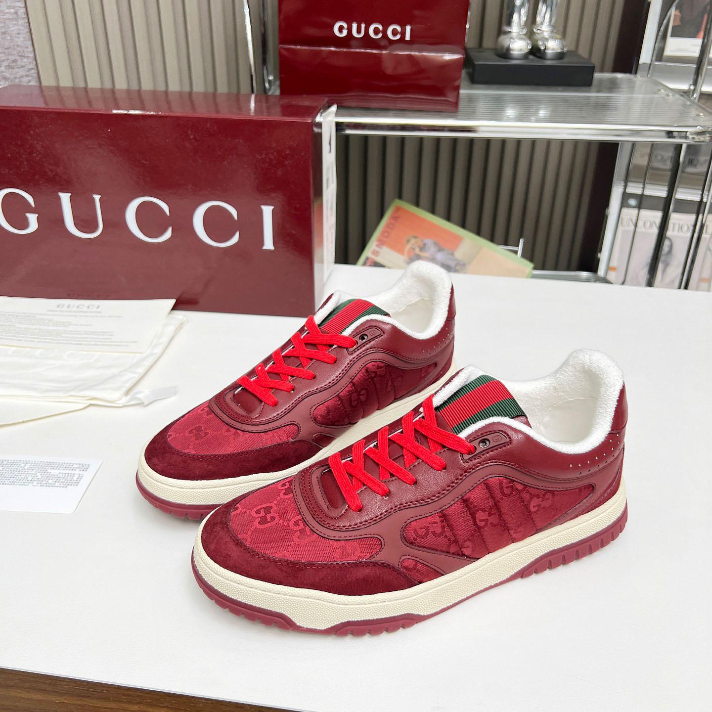 Gucci Re-Web Sneakers - DesignerGu