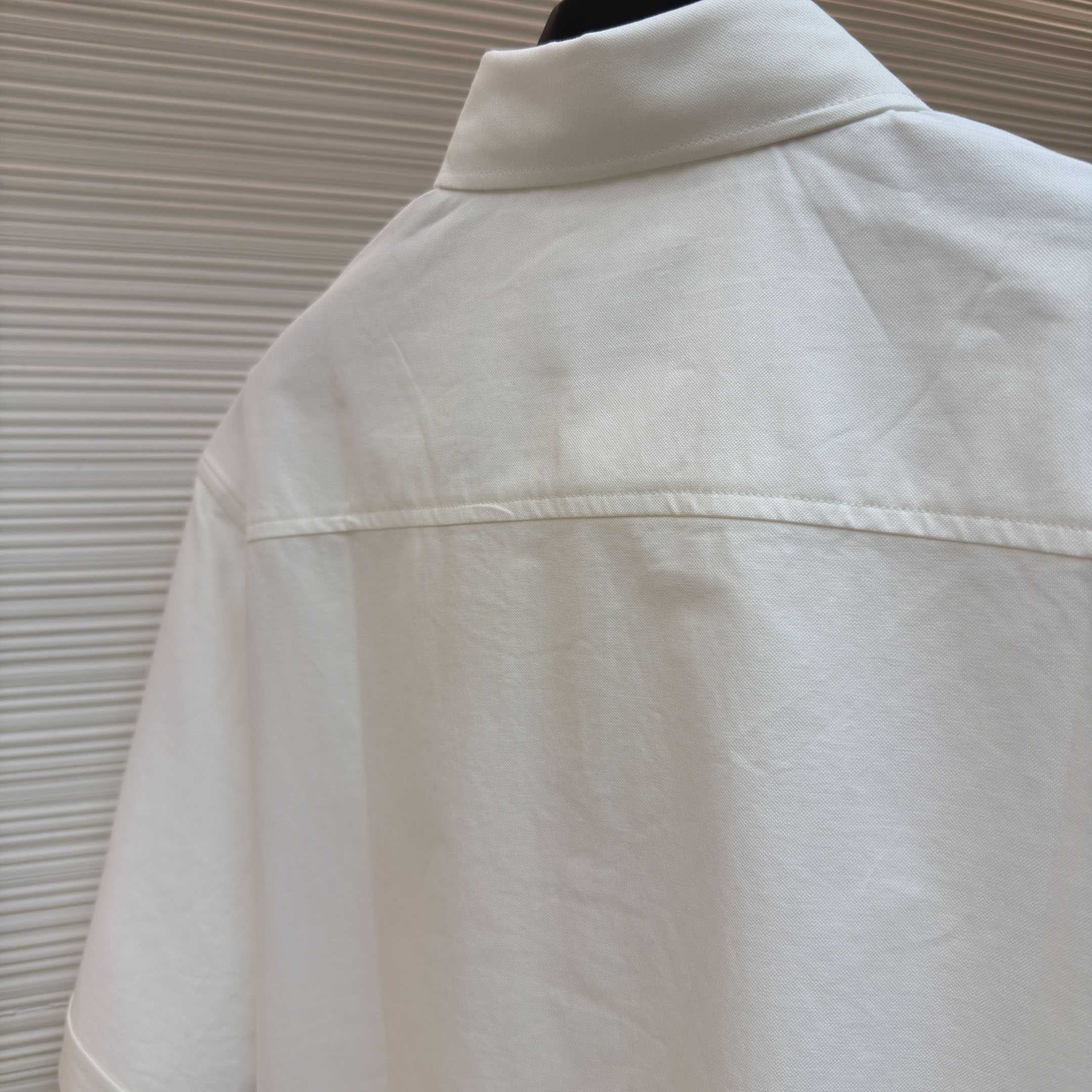 AMI Paris Ami Button-Down Short-Sleeve Shirt - DesignerGu