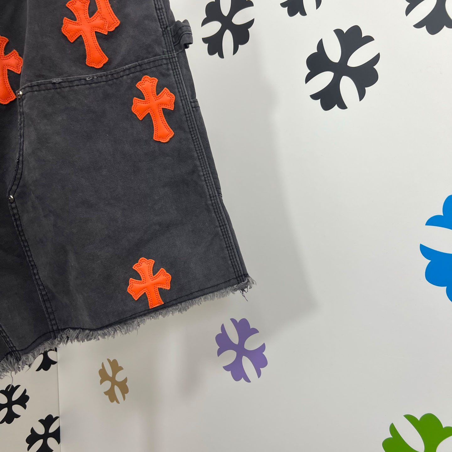 Chrome Hearts Denim Shorts - DesignerGu