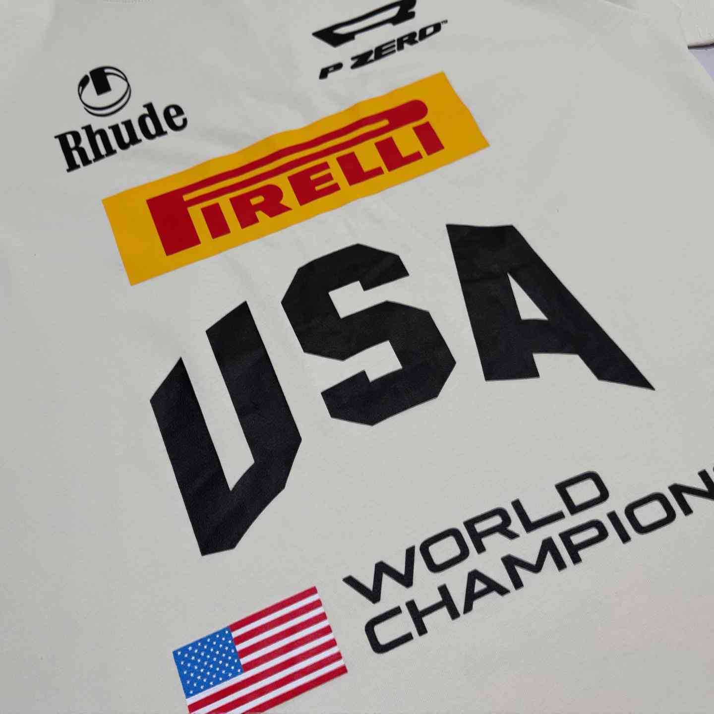 Rhude US Champs Tee - DesignerGu